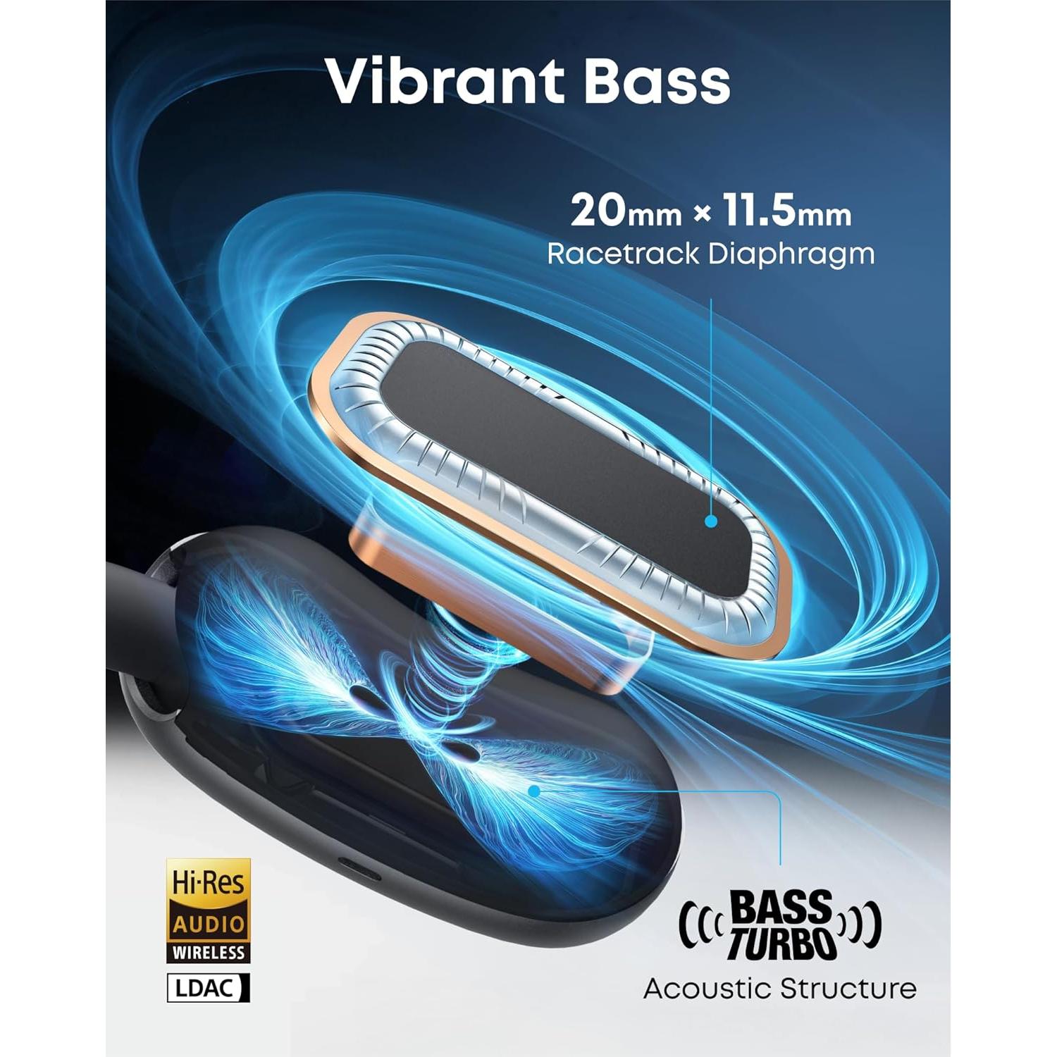 Auriculares Inalámbricos Anker Soundcore AeroFit 2 Negro