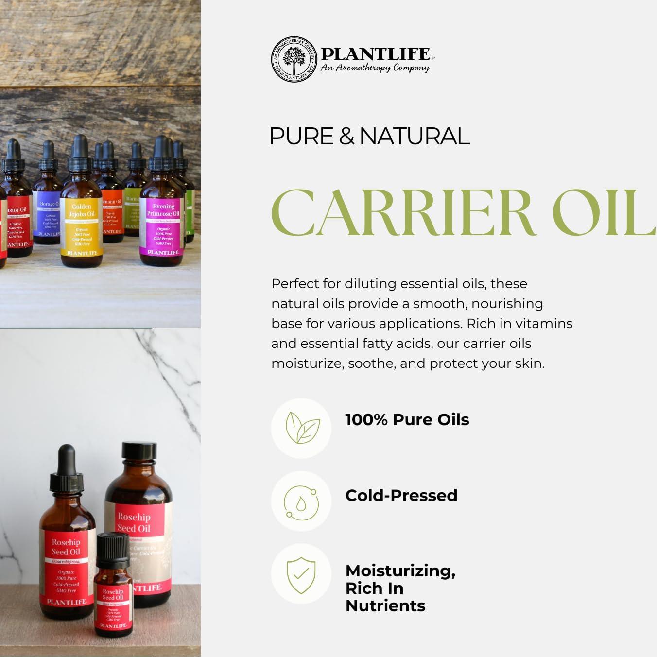 Aceite Portador de Argán Plantlife 59 ml - Prensado en Frío