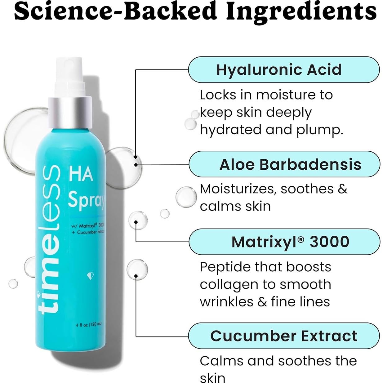 Spray Hidratante Facial Atemporal HA Matrixyl 3000 118.3 ml