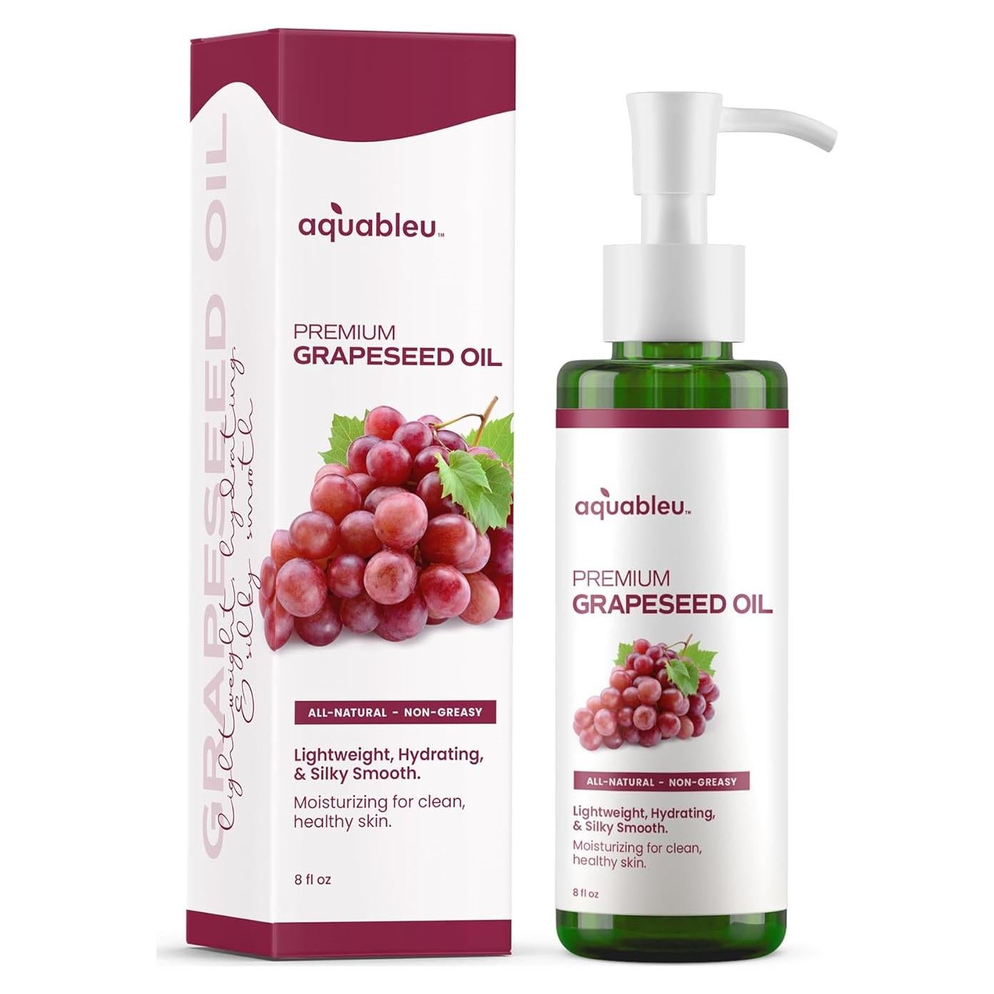 Aceite de Semilla de Uva Aquableu 227 g - Hidratante Natural