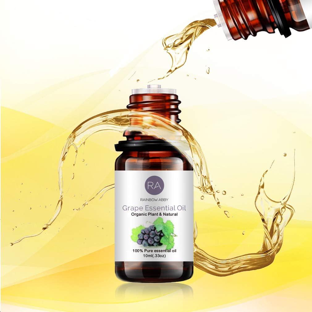 Aceite Esencial de Uva 100% Puro Orgánico 10ml - Rainbow Abby
