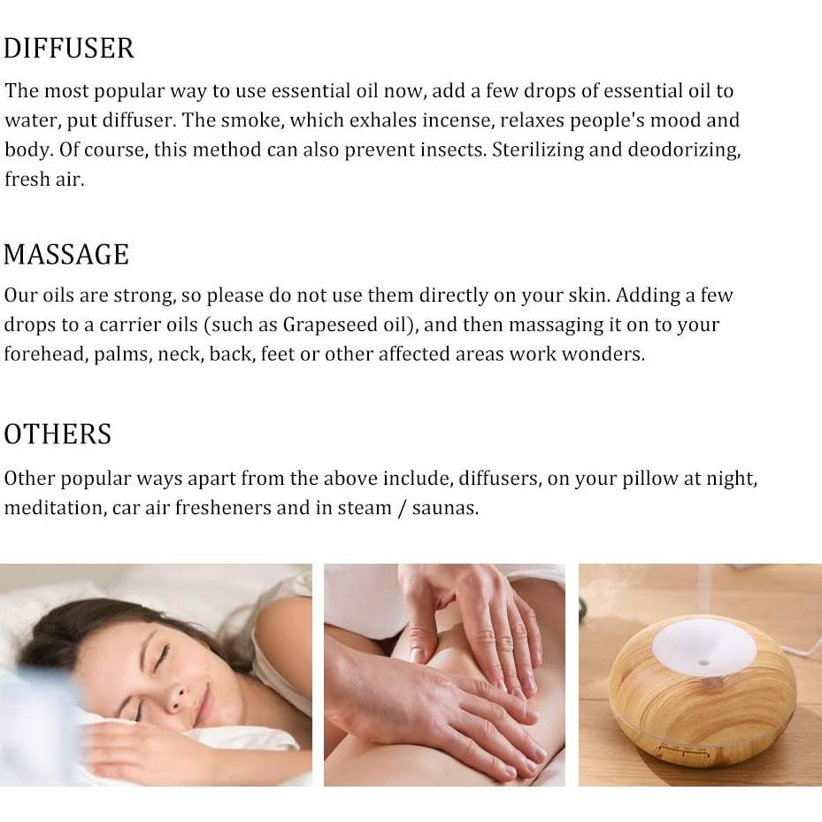 Aceite Esencial de Uva 100% Puro Orgánico 10ml - Rainbow Abby