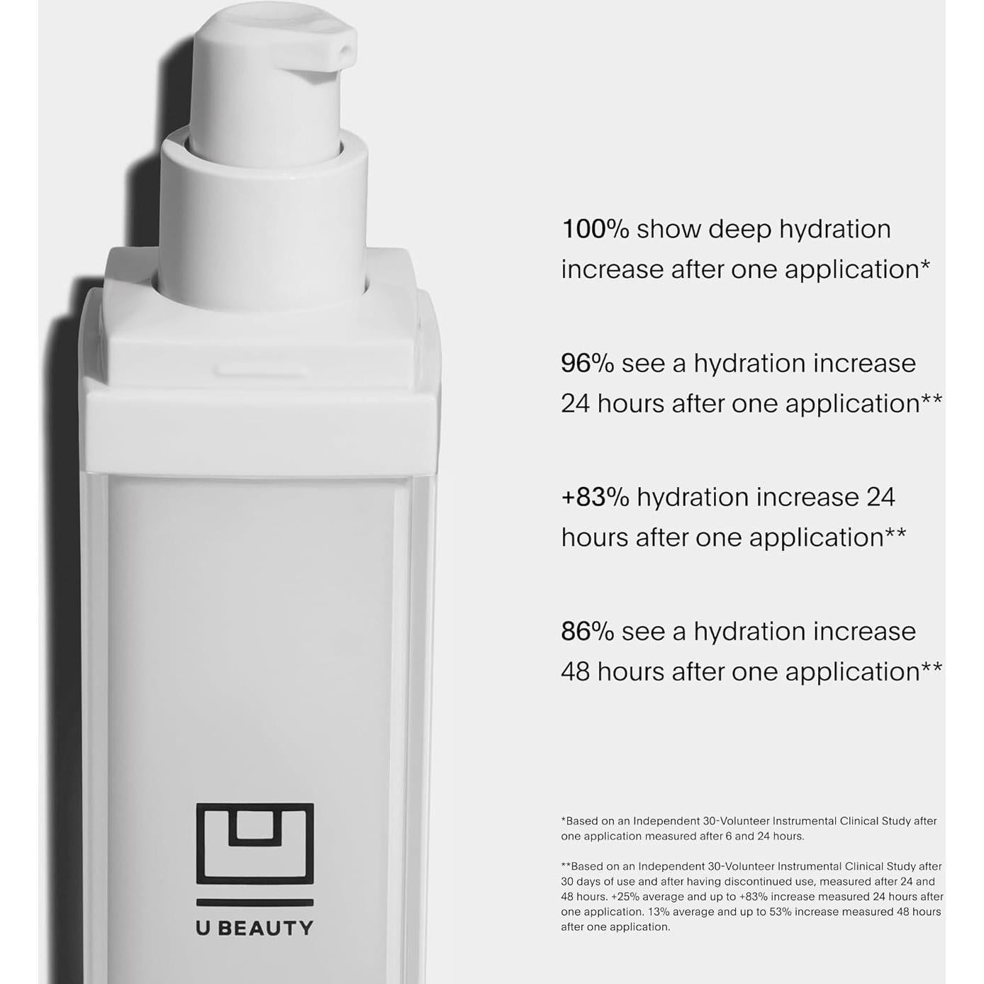 Crema Hidratante U Beauty 50 ml con Ácido Hialurónico y Péptidos