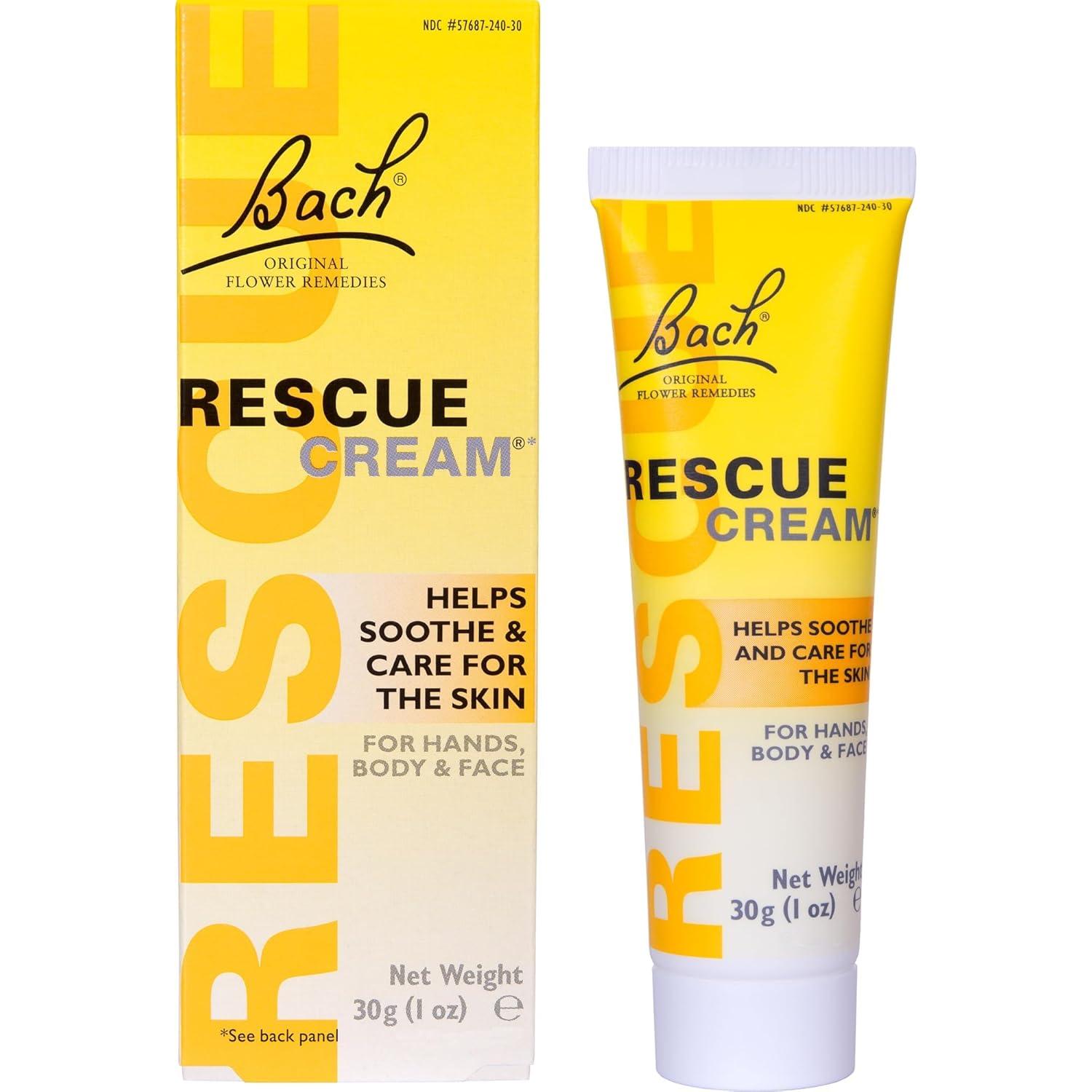 Crema RESCUE de Bach 30g - Hidratante para Manos y Cara