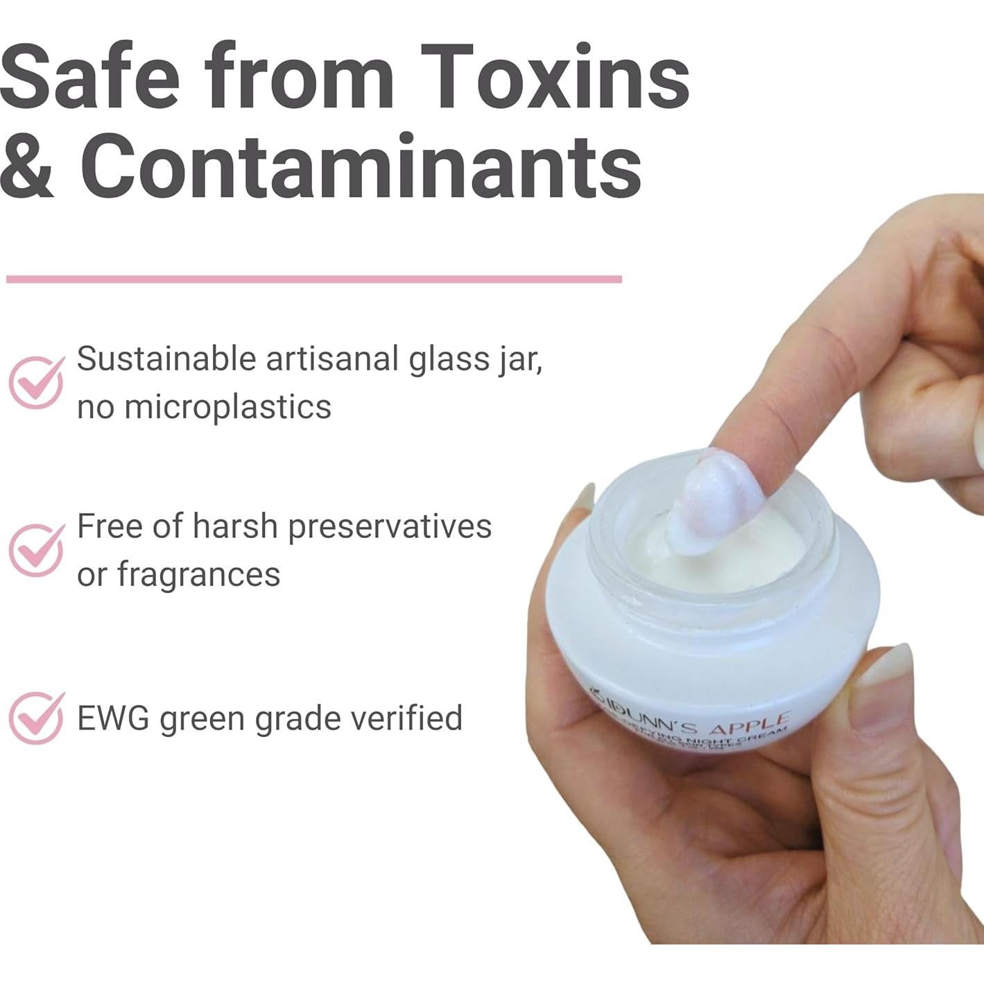 Crema Nocturna Antienvejecimiento Idunn 28g - Ácido Hialurónico