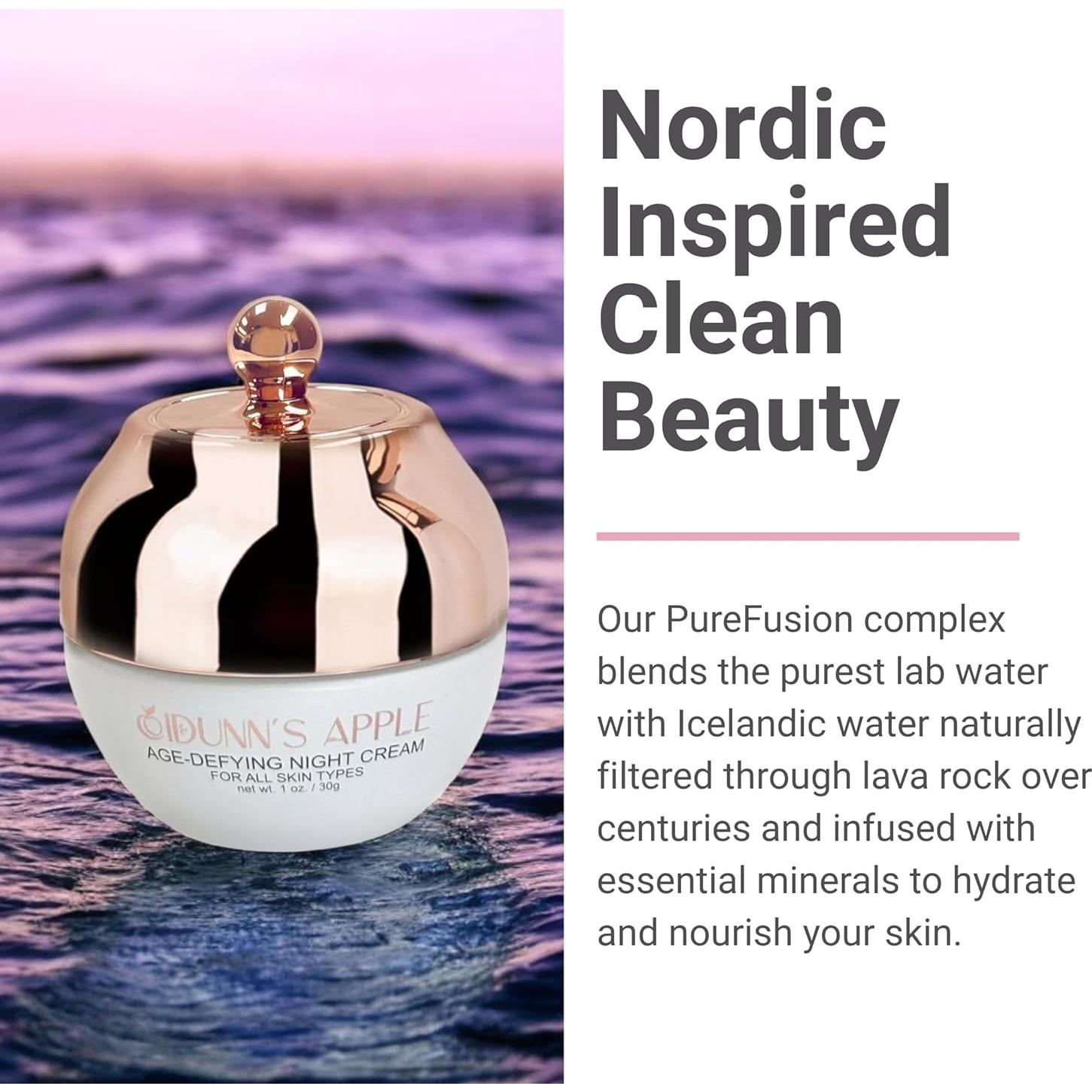 Crema Nocturna Antienvejecimiento Idunn 28g - Ácido Hialurónico