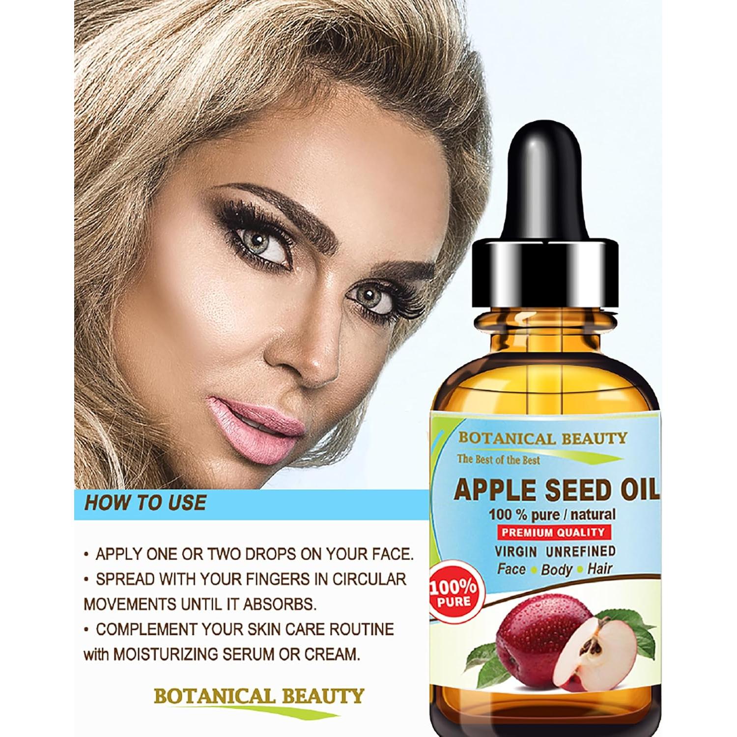 Aceite de Semilla de Manzana 100% Puro Virgen 15 ml - Hidratante Facial