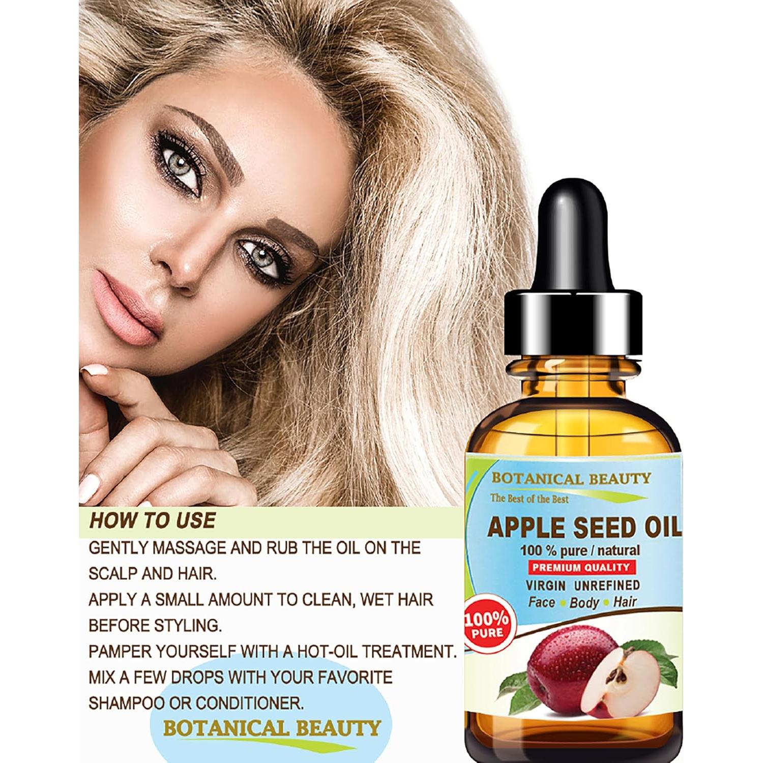 Aceite de Semilla de Manzana 100% Puro Virgen 15 ml - Hidratante Facial