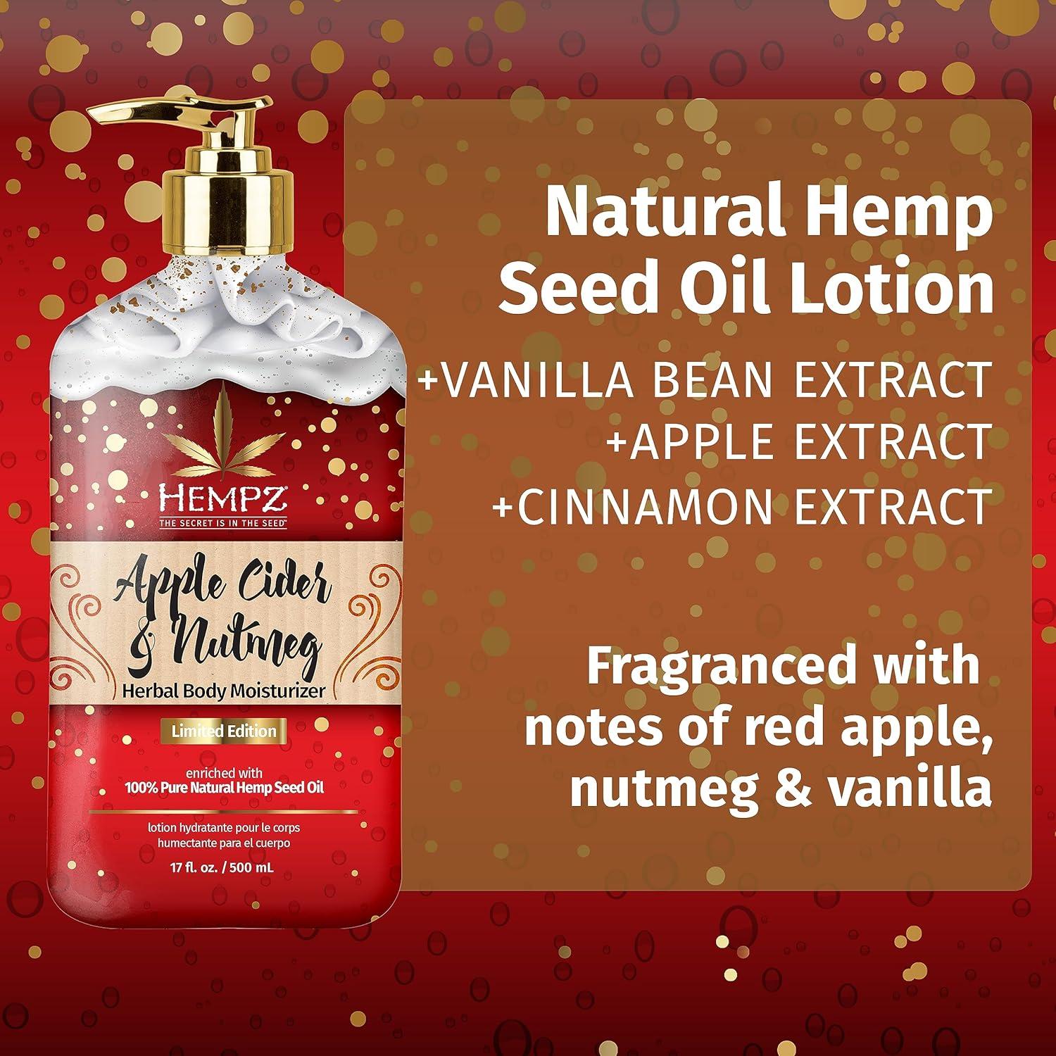 Loción Corporal Hidratante Hempz 500 ml Sidra y Nuez Moscada