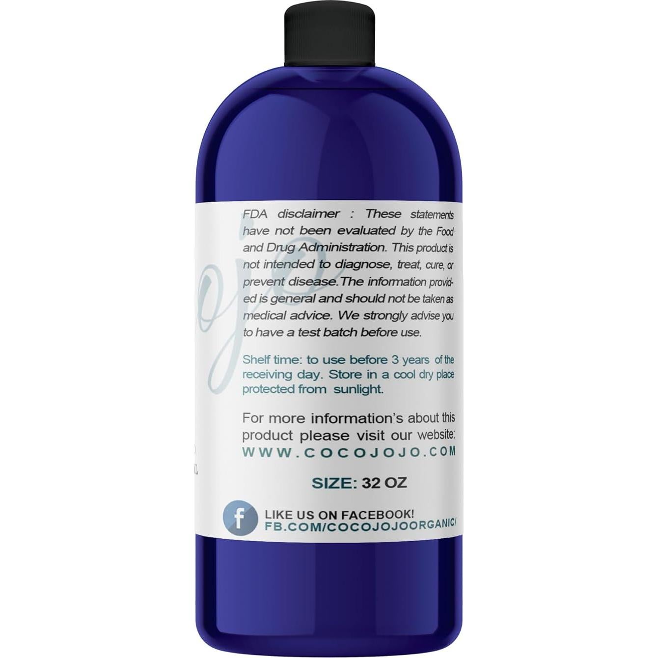 Aceite de Semilla de Manzana Cocojojo 946 ml Puro Natural