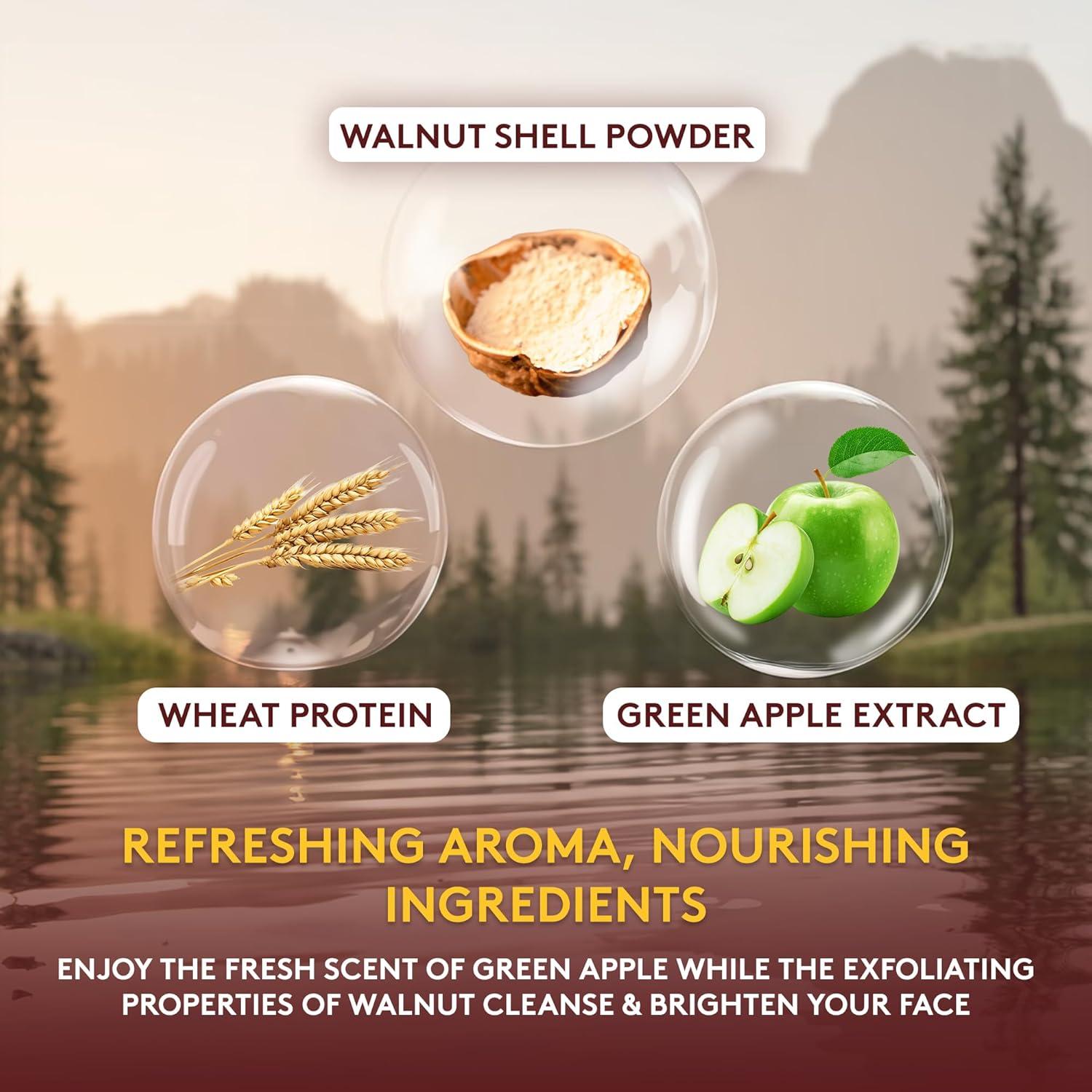 Exfoliante Facial Aclarador OKAY Manzana Verde 170g