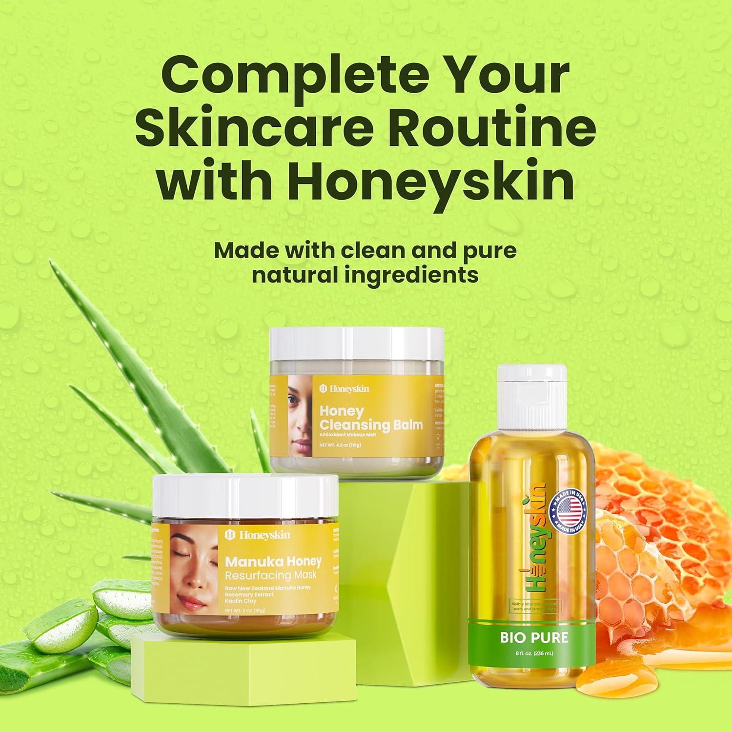 Gel de Aloe Vera Orgánico Honeyskin 354.88 ml - Hidratante Calmante