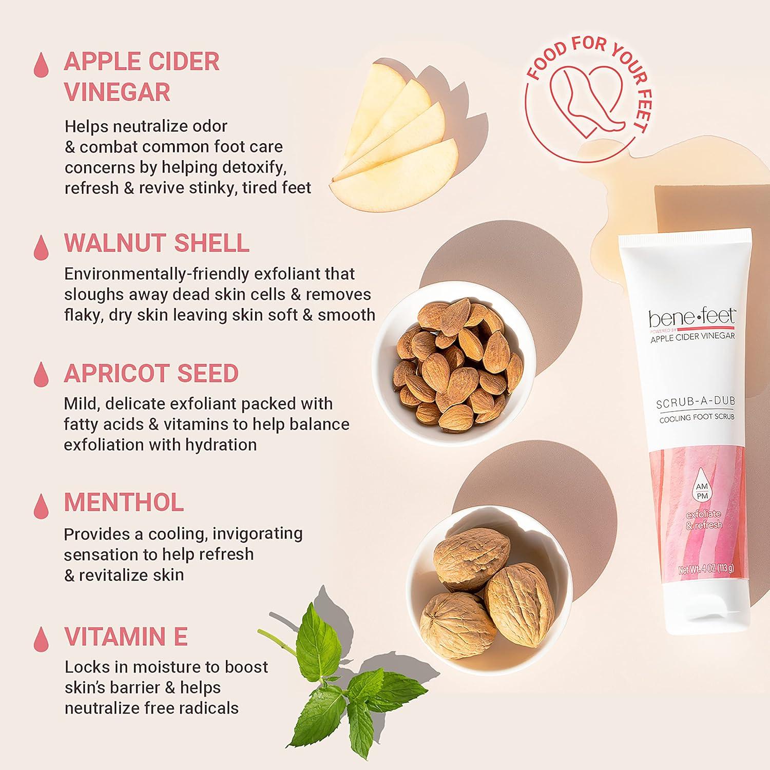 Exfoliante para Pies Benefeet 113.4 g - Suaviza y Refresca