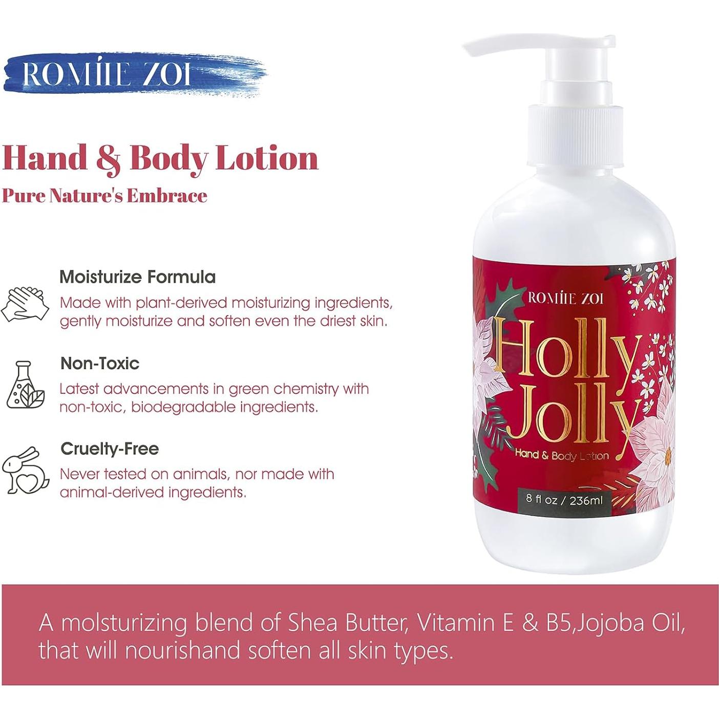 Loción Hidratante para Mano y Cuerpo Holly Jolly 236 ML