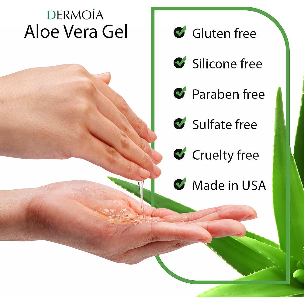 Gel Hidratante Corporal Dermoia Aloe Vera 473ml - Alivio Quemaduras