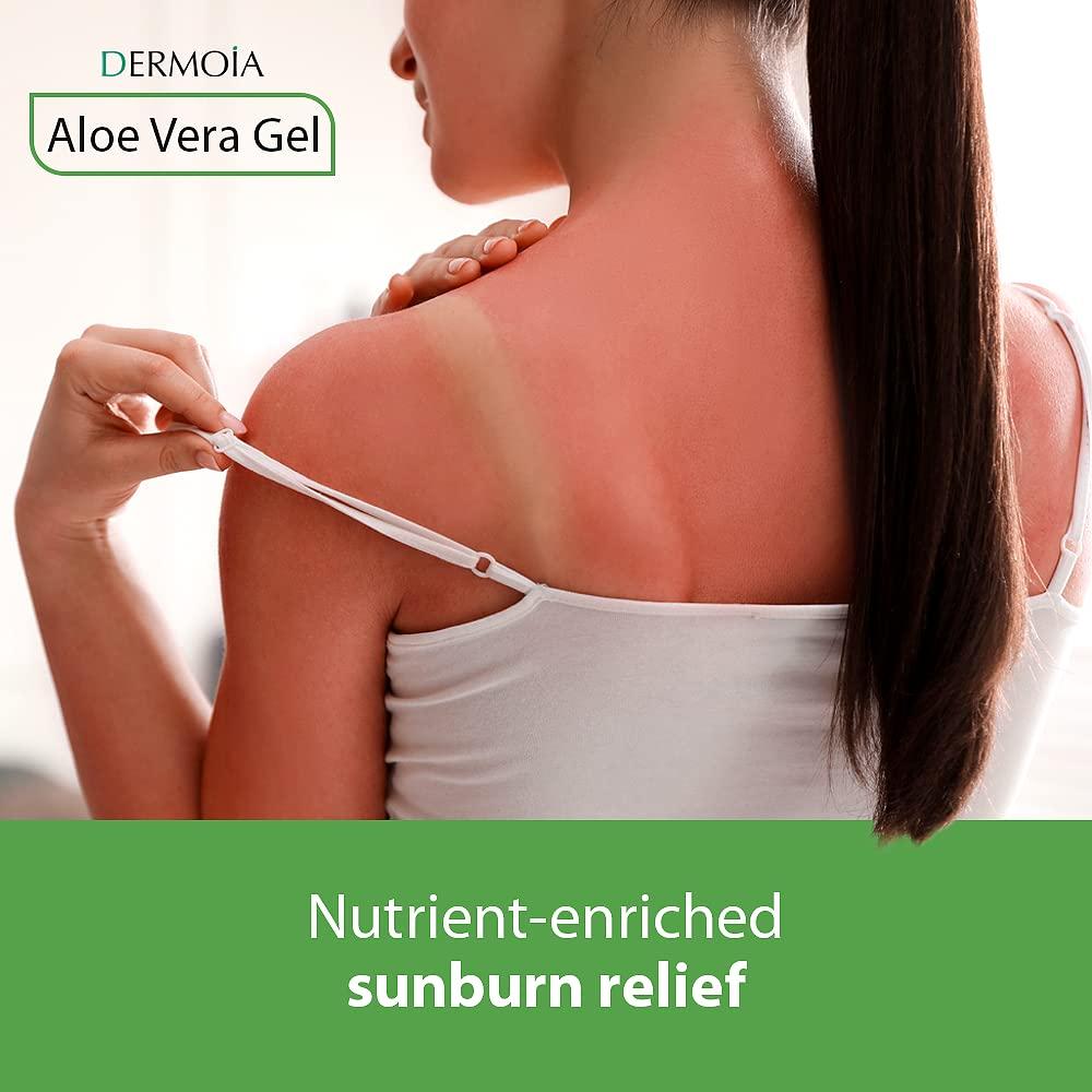 Gel Hidratante Corporal Dermoia Aloe Vera 473ml - Alivio Quemaduras