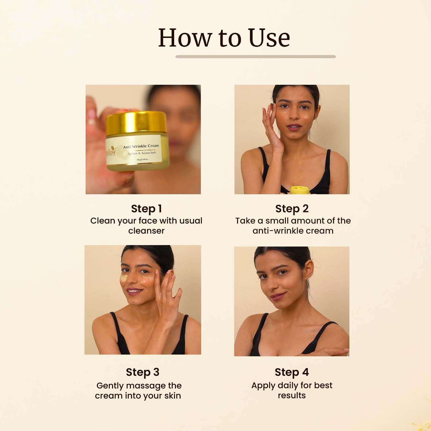 Crema reafirmante antiarrugas Mellow Herbals 50 g