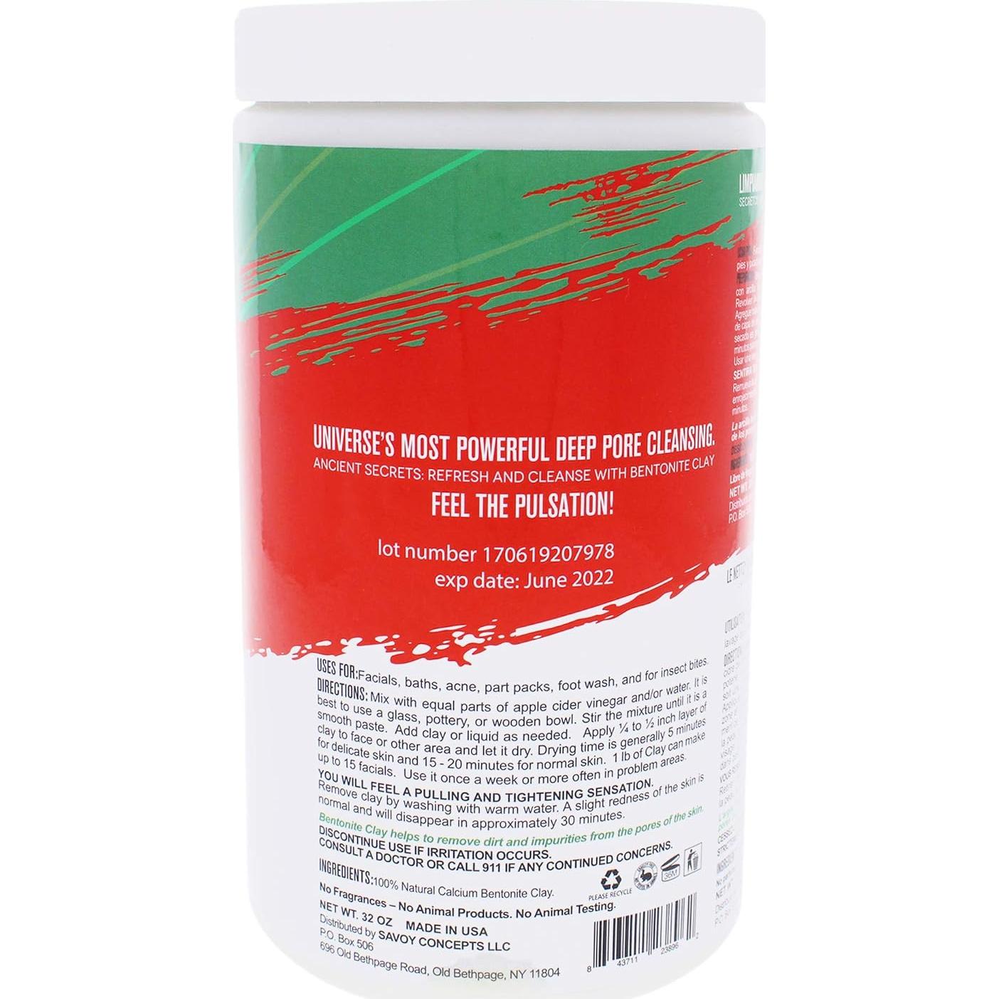 Barro Mágico Maya - Arcilla Bentonita de Calcio 1.81 kg