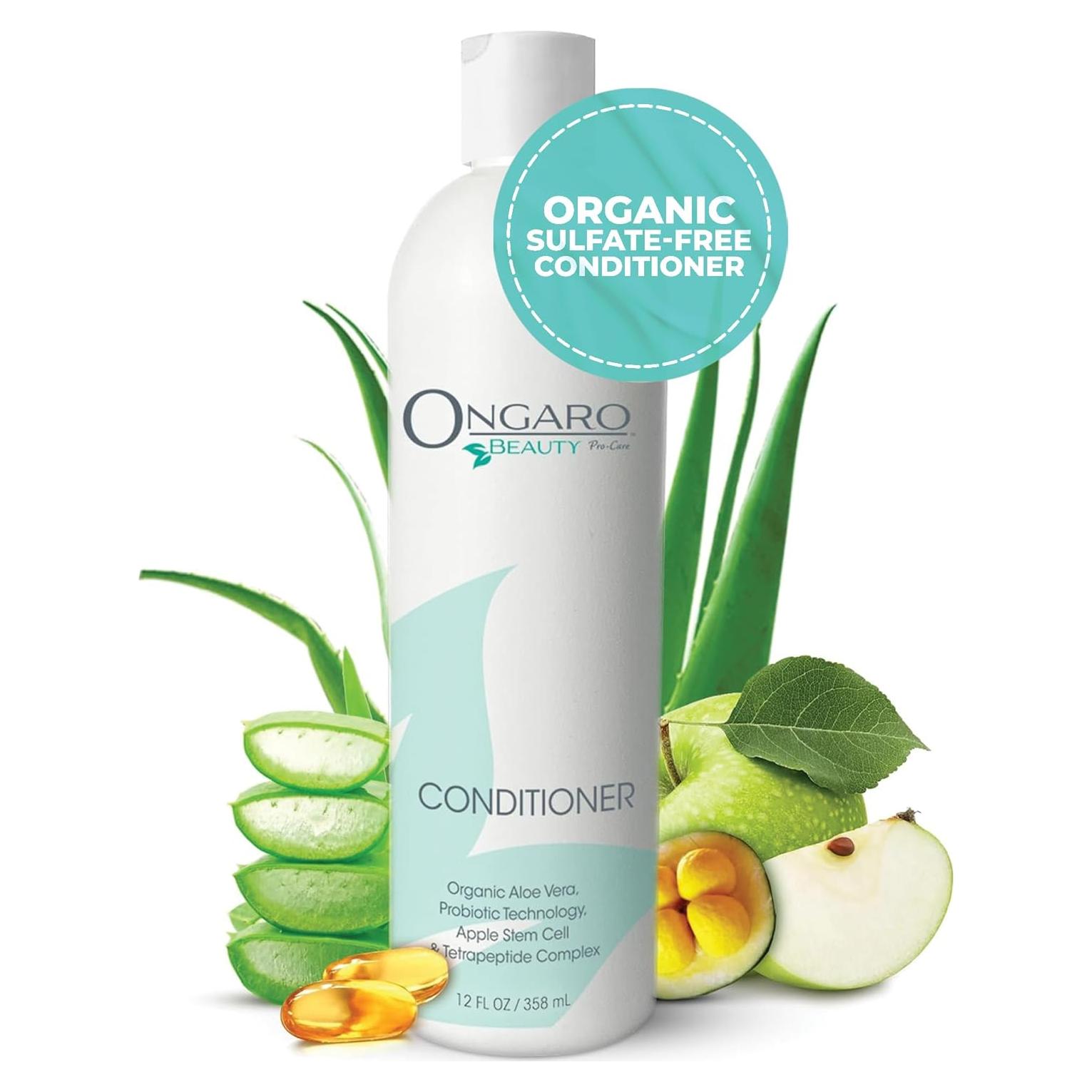 Acondicionador Orgánico Ongaro Beauty 354ml - Hidratante con Aloe Vera