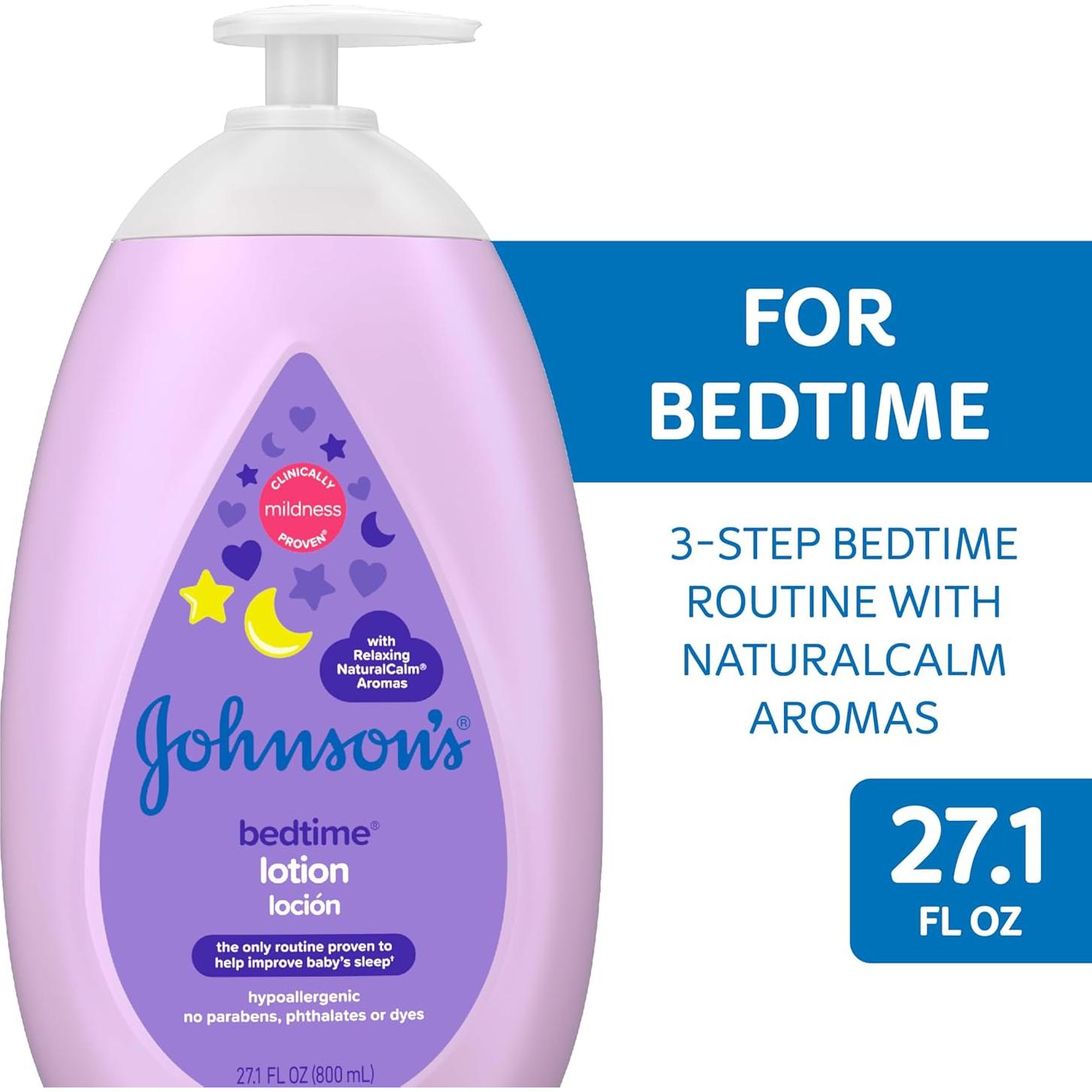 Loción Hidratante para Bebés Johnson's 800 ml NaturalCalm