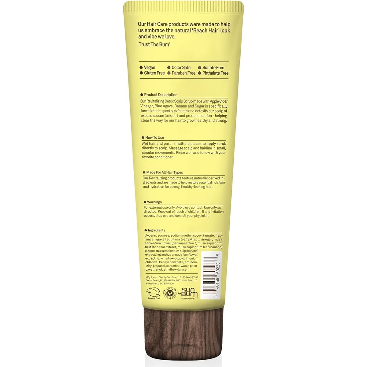 Exfoliante Revitalizante para Cuero Cabelludo Sun Bum 170 g