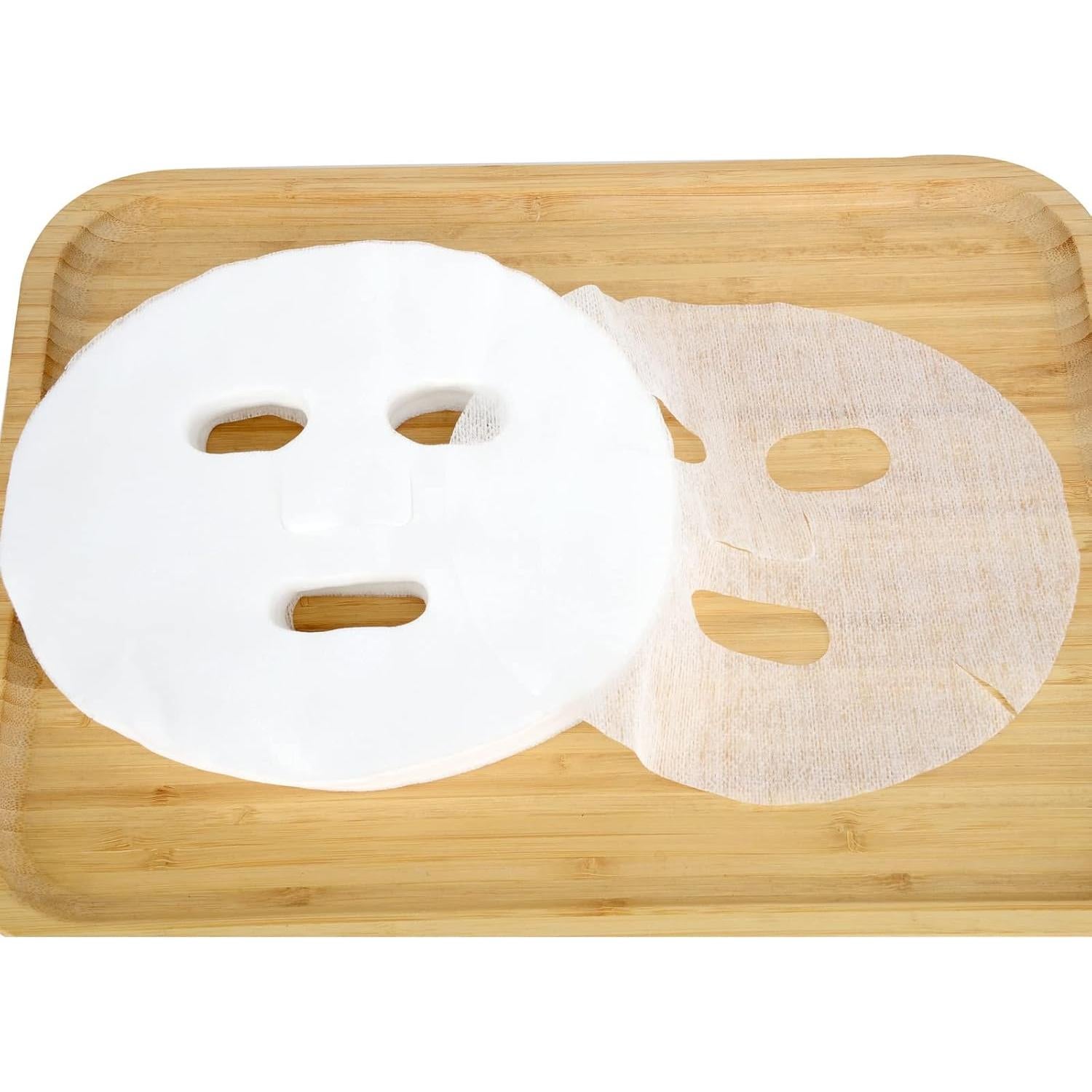 Papel de Máscara Facial de Algodón Puro - 100 Piezas