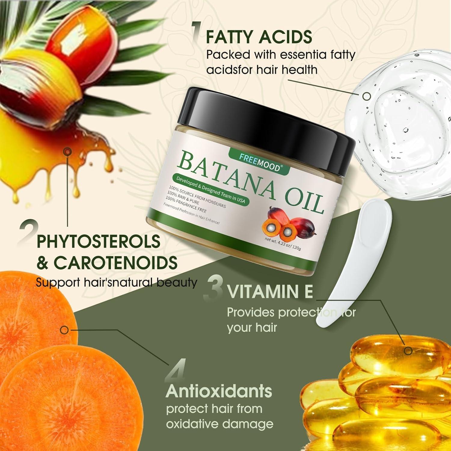 Aceite de Batana Crudo FREEMOOD 120g - Crecimiento Cabello Natural