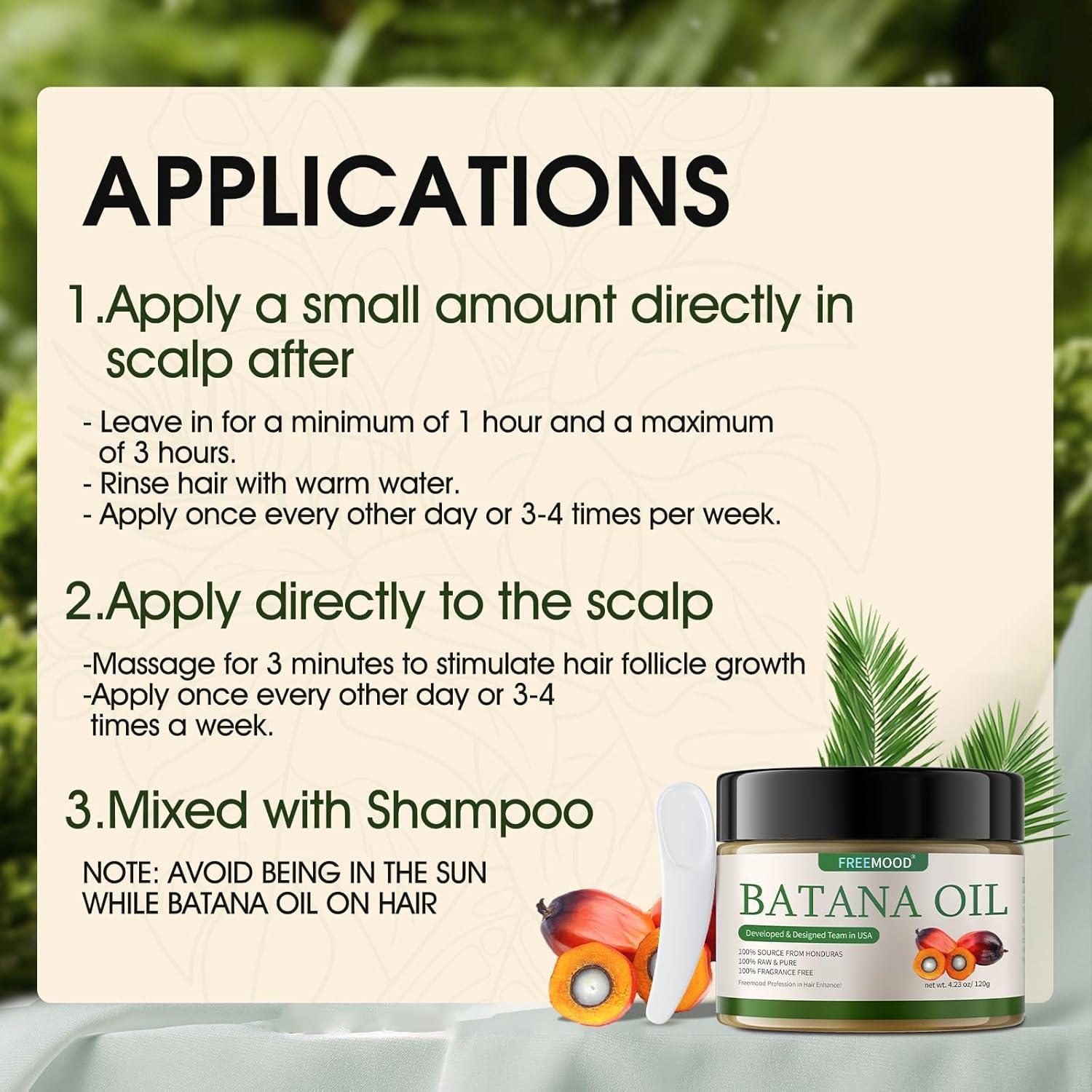 Aceite de Batana Crudo FREEMOOD 120g - Crecimiento Cabello Natural