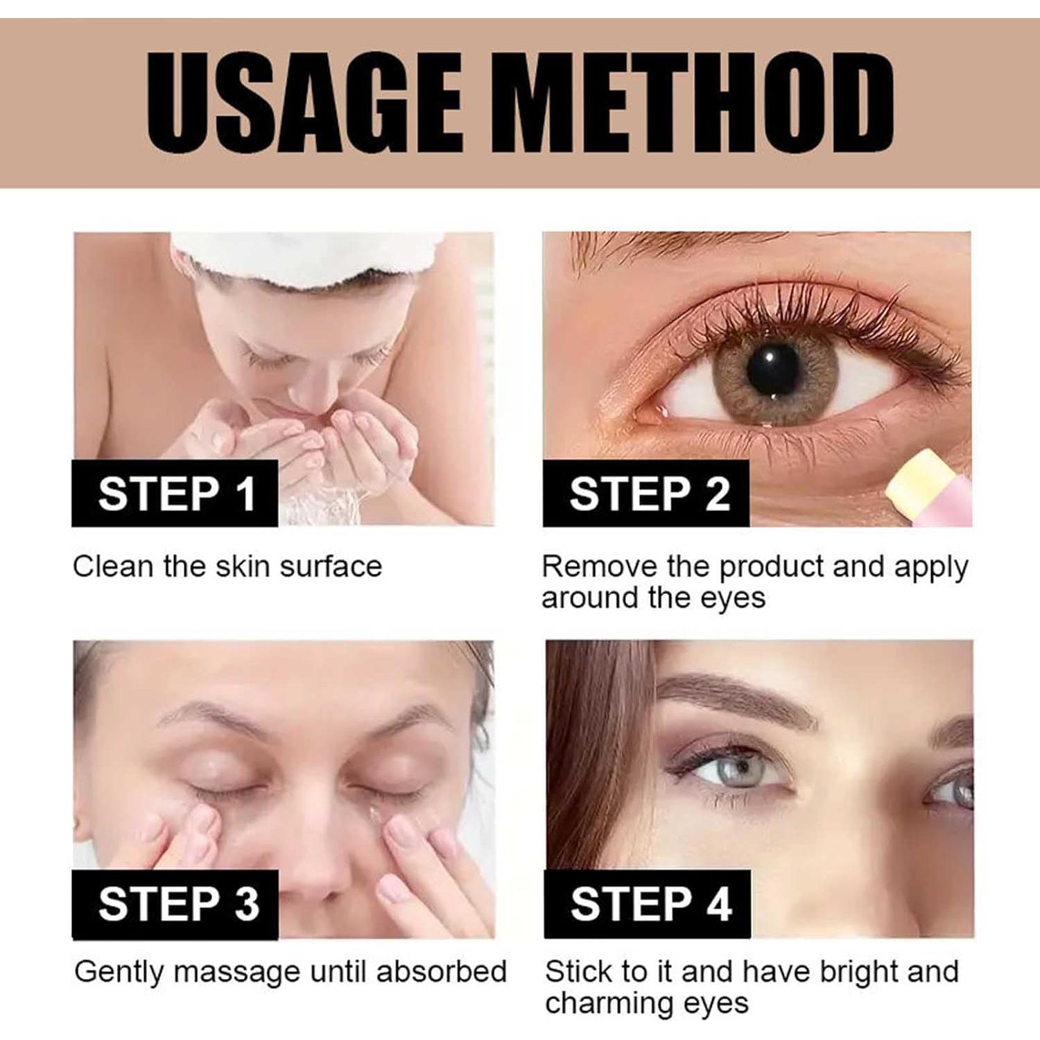 Crema para los Ojos YJLYQF Anti-Envejecimiento 2PCS