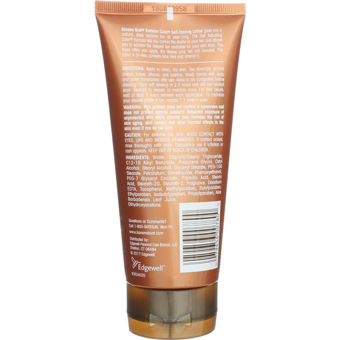 Loción Autobronceadora Banana Boat 170 g Color Claro/Medio