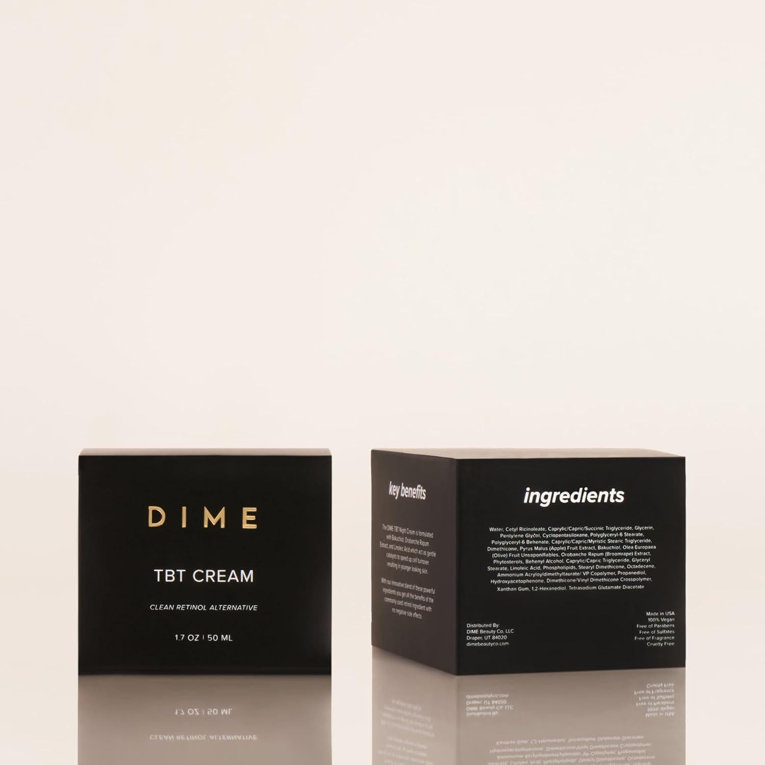 Crema TBT DIME Beauty 50 ml - Hidratante Anti-Envejecimiento