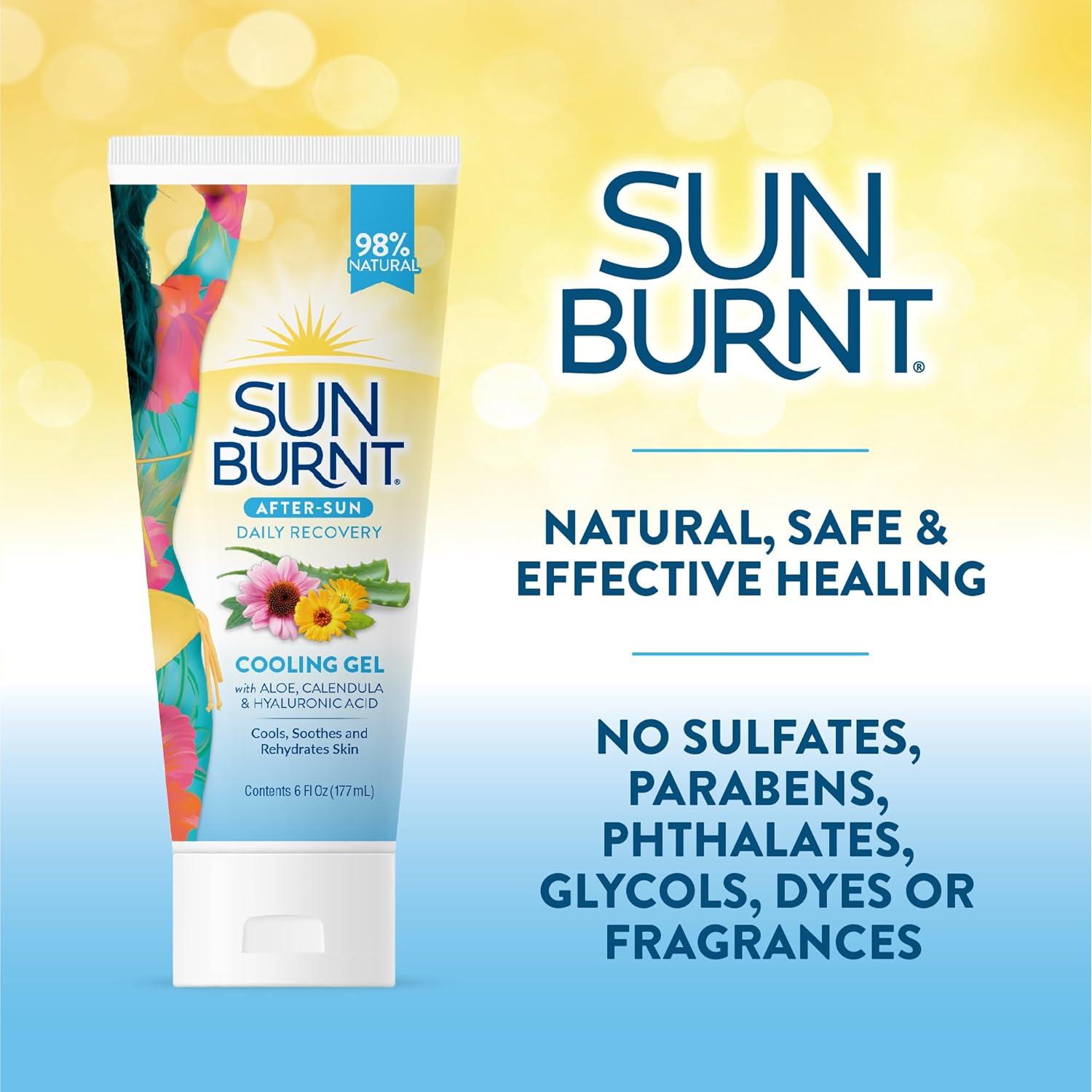 Gel de Aloe Vera Ultra Hidratante Sunburnt 170g - Alivio Quemaduras