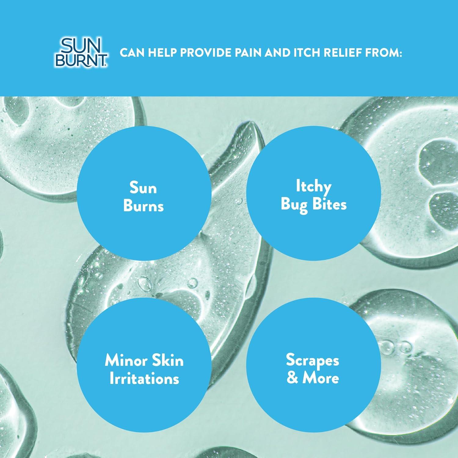 Gel de Aloe Vera Ultra Hidratante Sunburnt 170g - Alivio Quemaduras