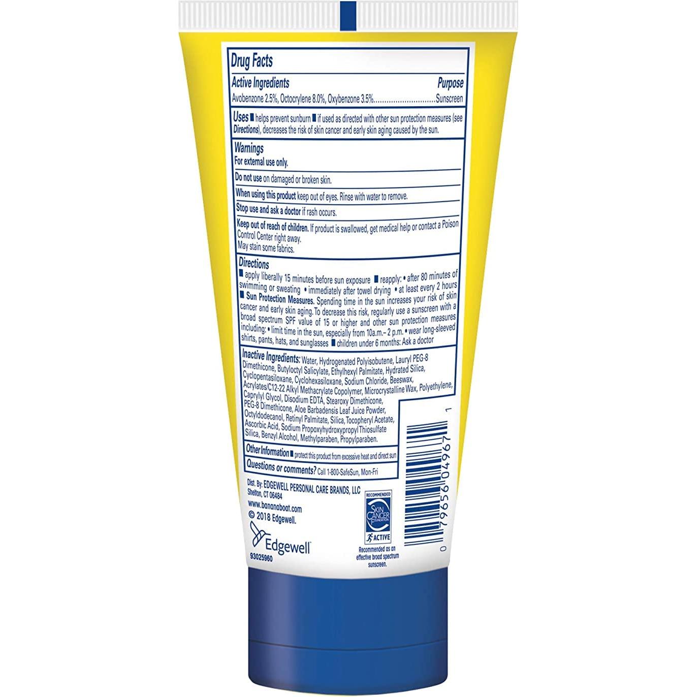 Protector Solar Banana Boat SPF 100 Niños 3 Piezas 118ml