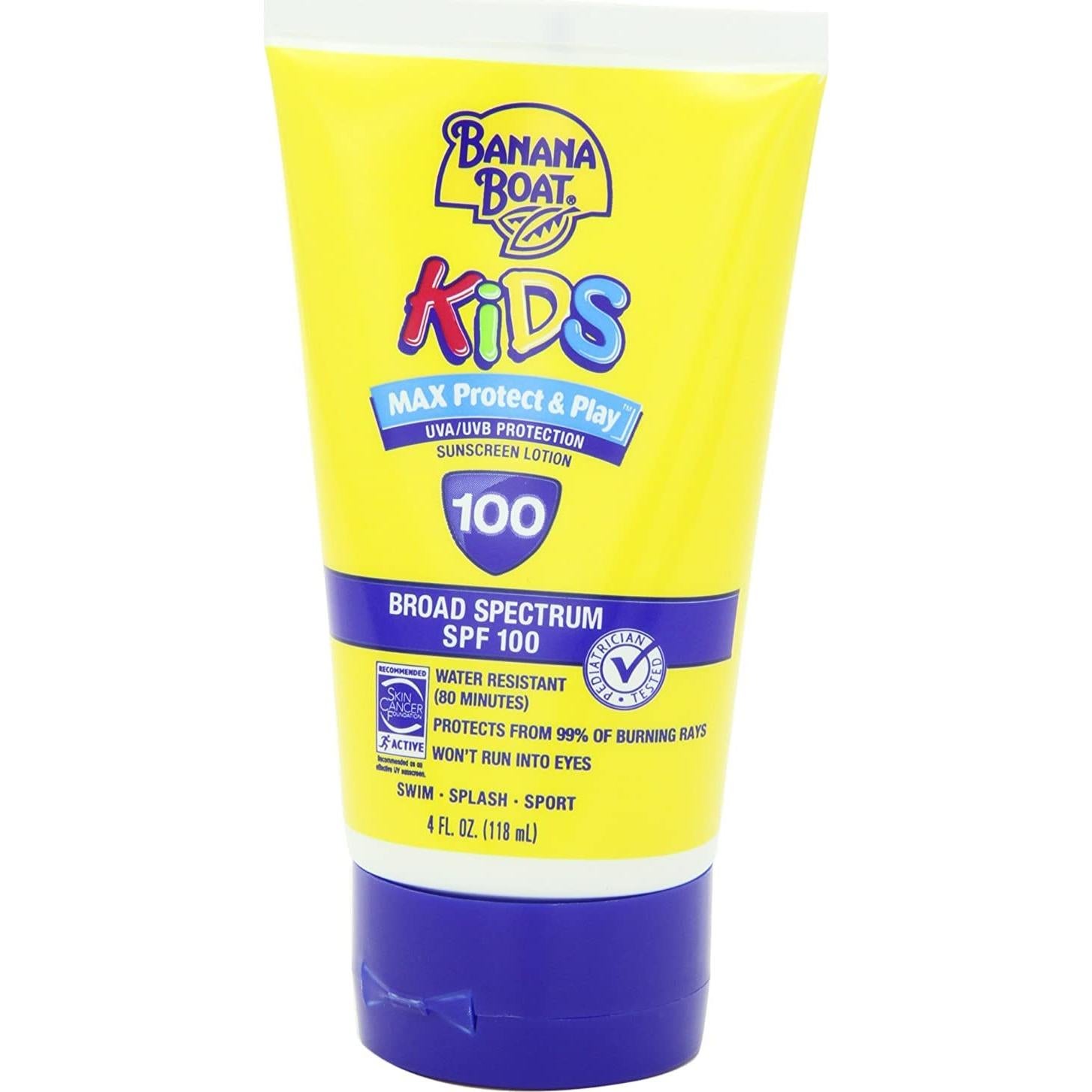 Protector Solar Banana Boat SPF 100 Niños 3 Piezas 118ml