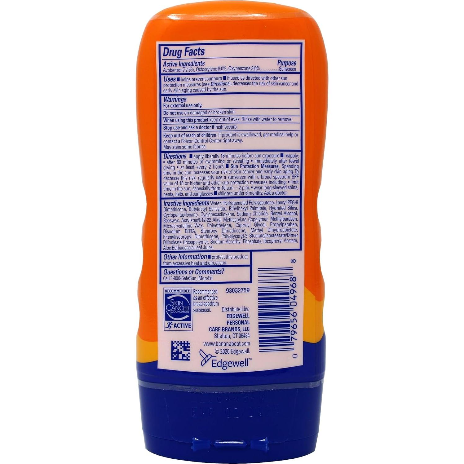 Loción de Rendimiento Deportivo Banana Boat SPF 100 - 145g