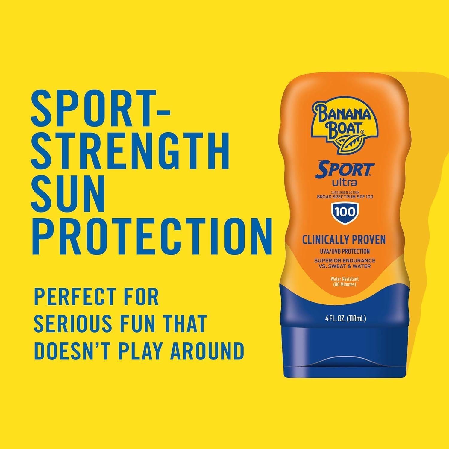 Loción de Rendimiento Deportivo Banana Boat SPF 100 - 145g