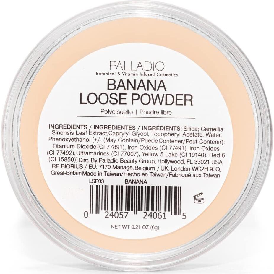 Polvo Suelto Matificante Palladio 39.87g - Plátano