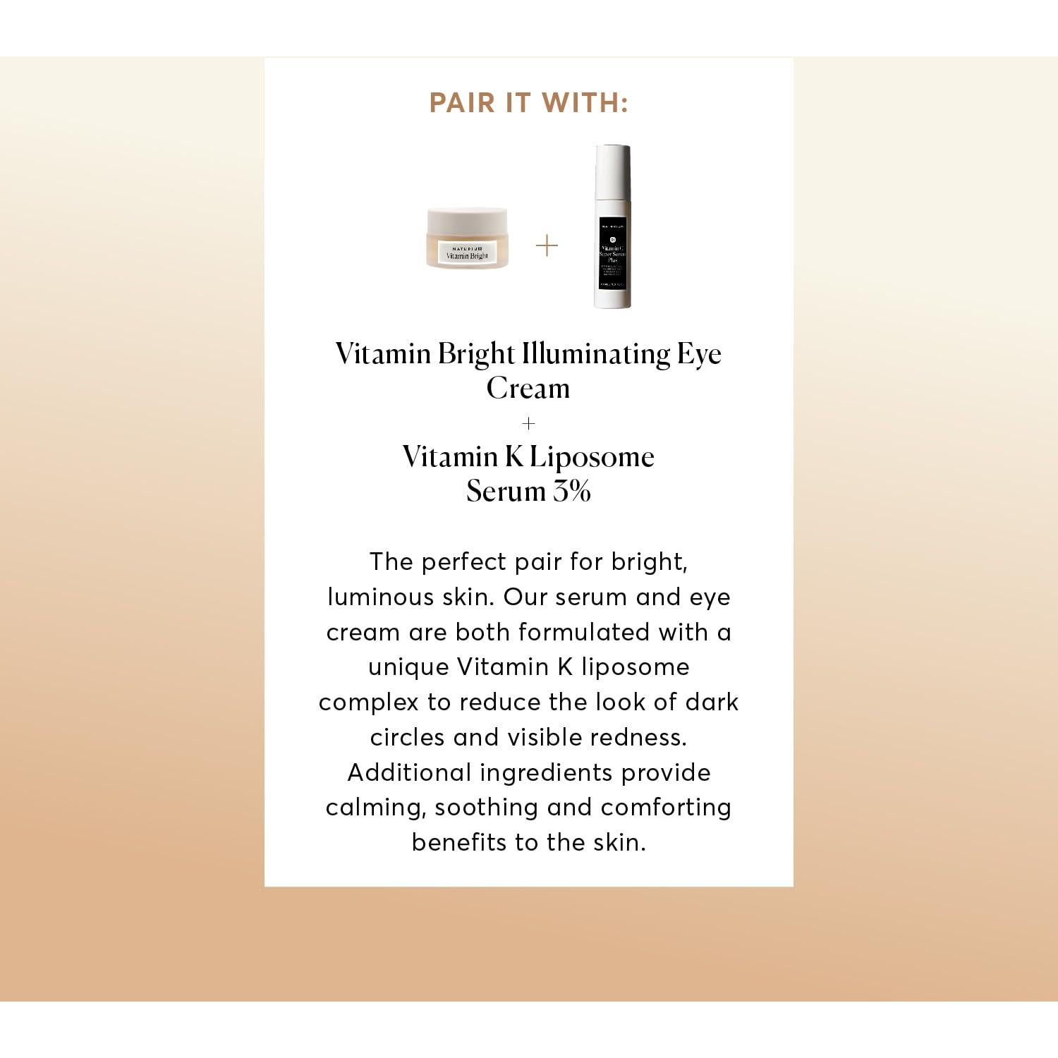 Crema Iluminadora para Ojos Naturium Vitamin Bright 14g