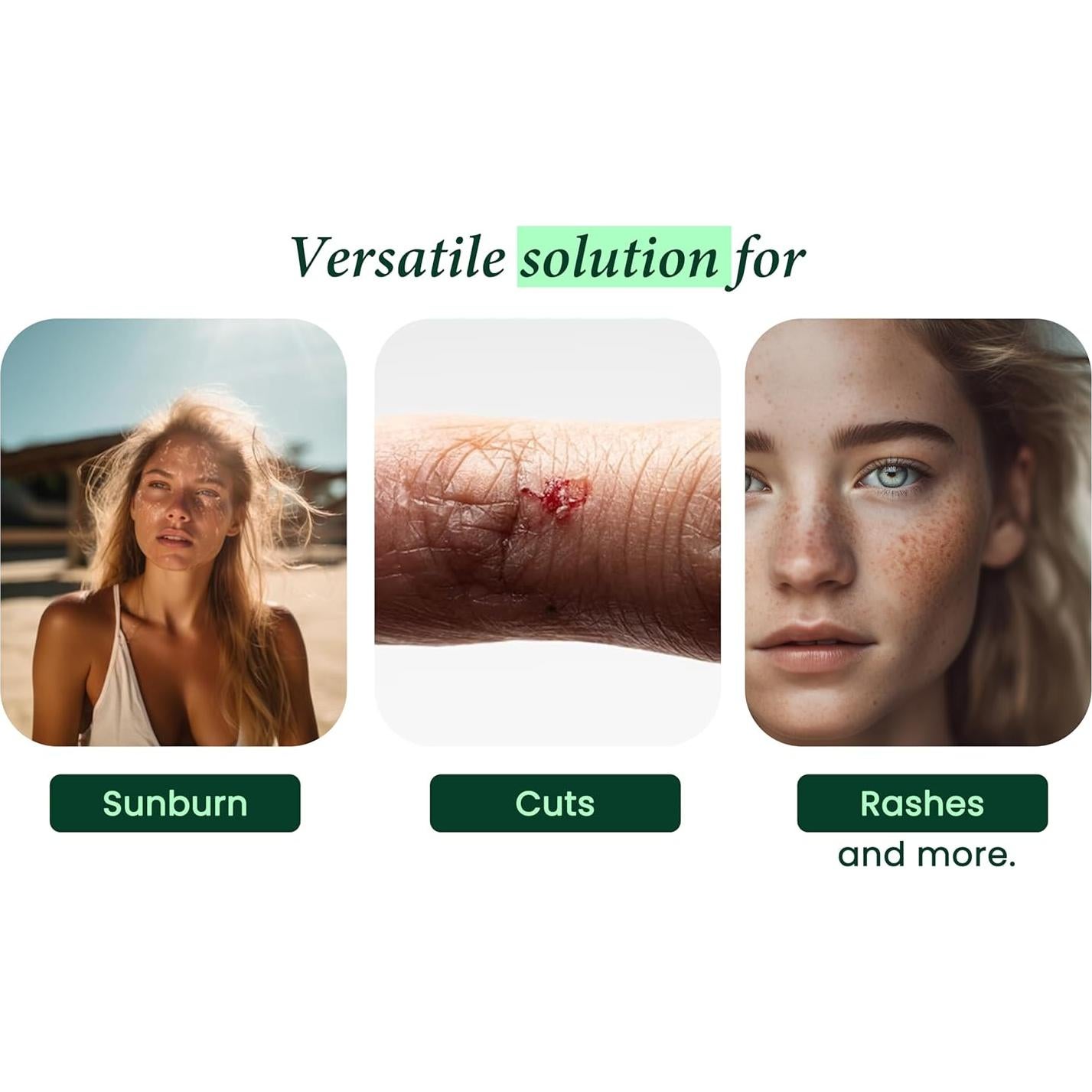 Spray de Aloe Vera Orgánico Allurials 340g - Hidrata Piel y Cabello