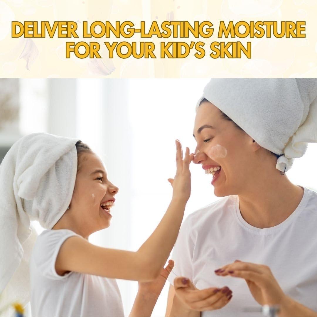 Aceite Corporal para Niños LatherGreen 113.4 ml Burbujas de Plátano