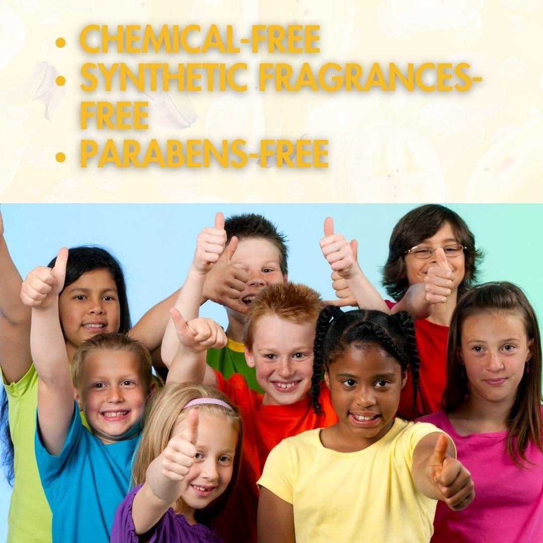 Aceite Corporal para Niños LatherGreen 113.4 ml Burbujas de Plátano