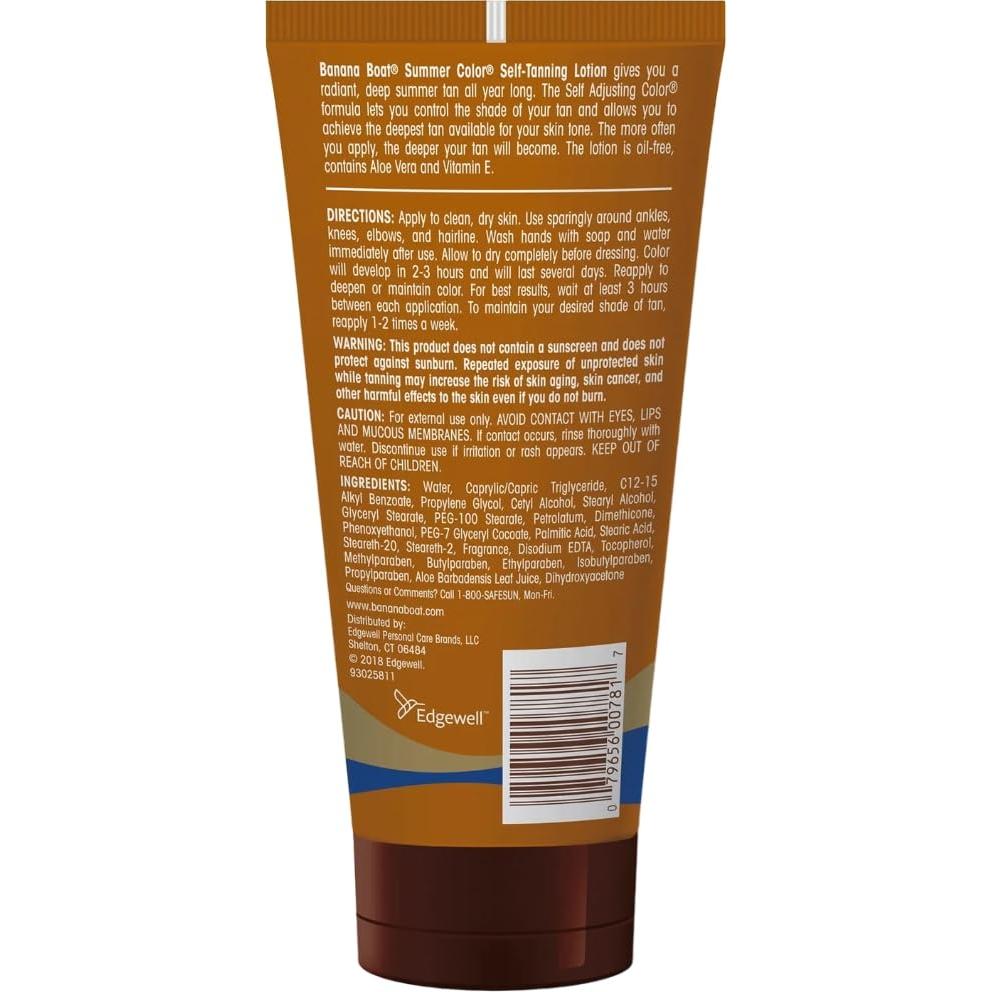 Loción Autobronceadora Banana Boat 170g - Paquete de 3