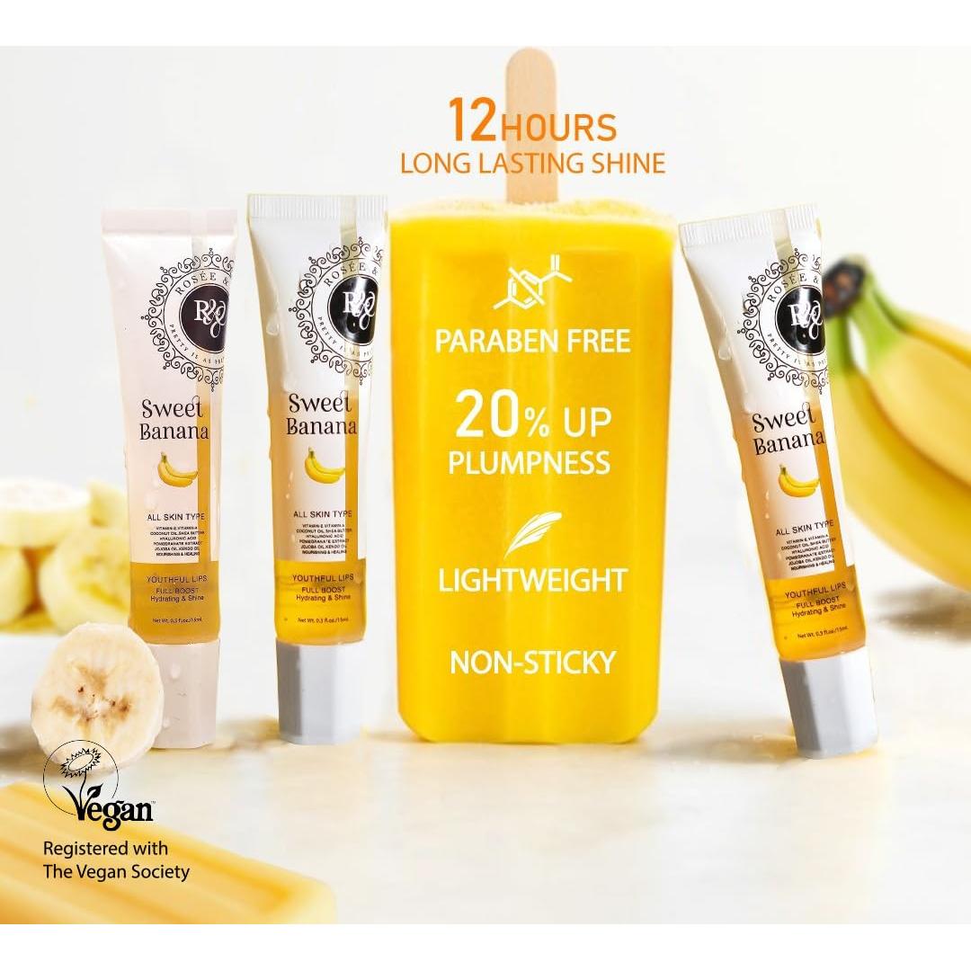 Brillo Labial Vegano Rosee 14.79 ml - Manteca de Karité