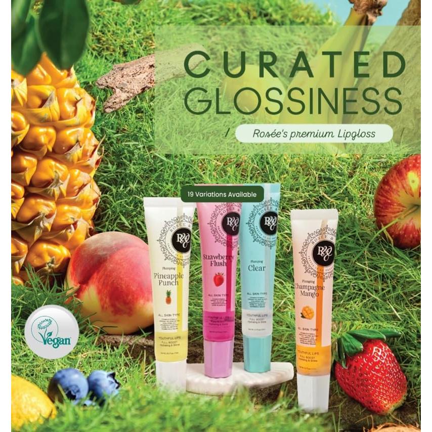 Brillo Labial Vegano Rosee 14.79 ml - Manteca de Karité