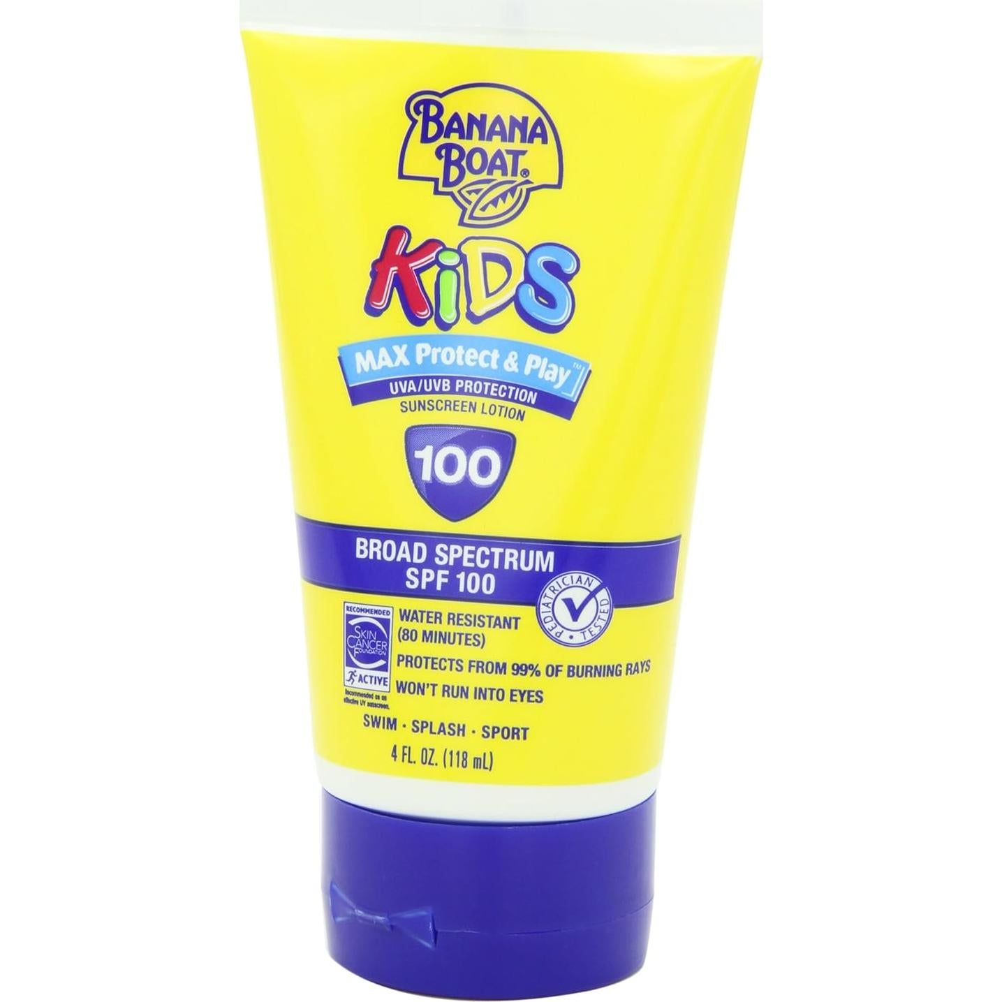 Bloqueador Solar Banana Boat Kids SPF 100, 118ml - Sin Lagrimas
