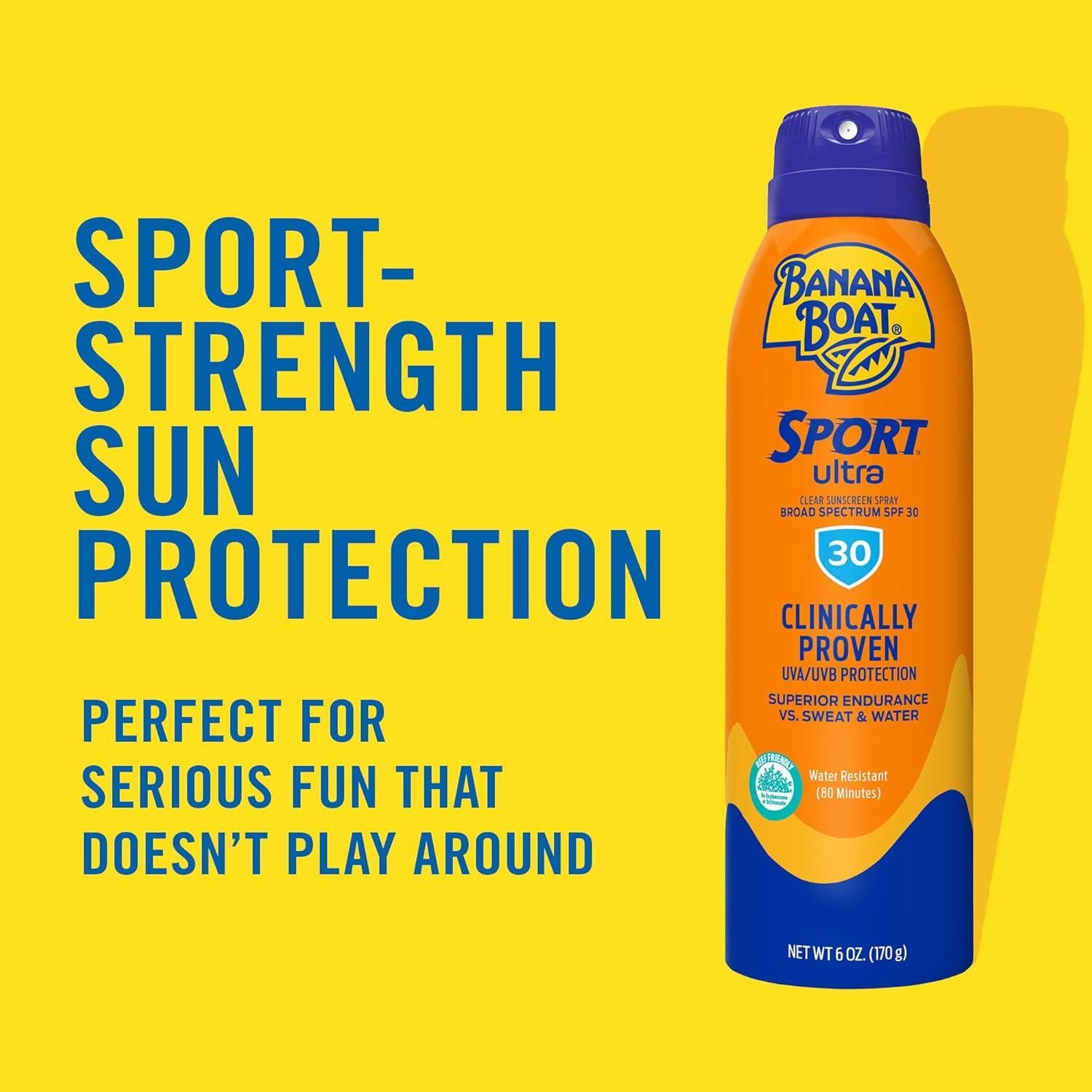 Banana Boat Sport Ultra Spray Solar SPF 30 170g - Resistente al Agua