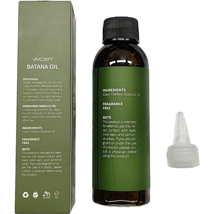 Aceite de Batana Crudo Vivccon 119g - Crecimiento Cabello Natural