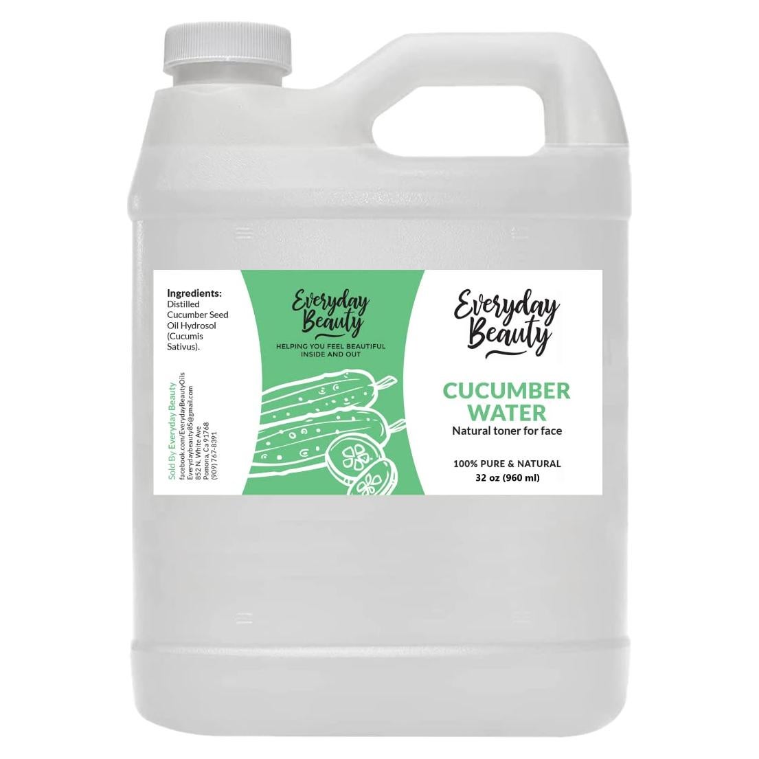 Hidrosol de Pepino Everyday Beauty 946 ml Spray Hidratante