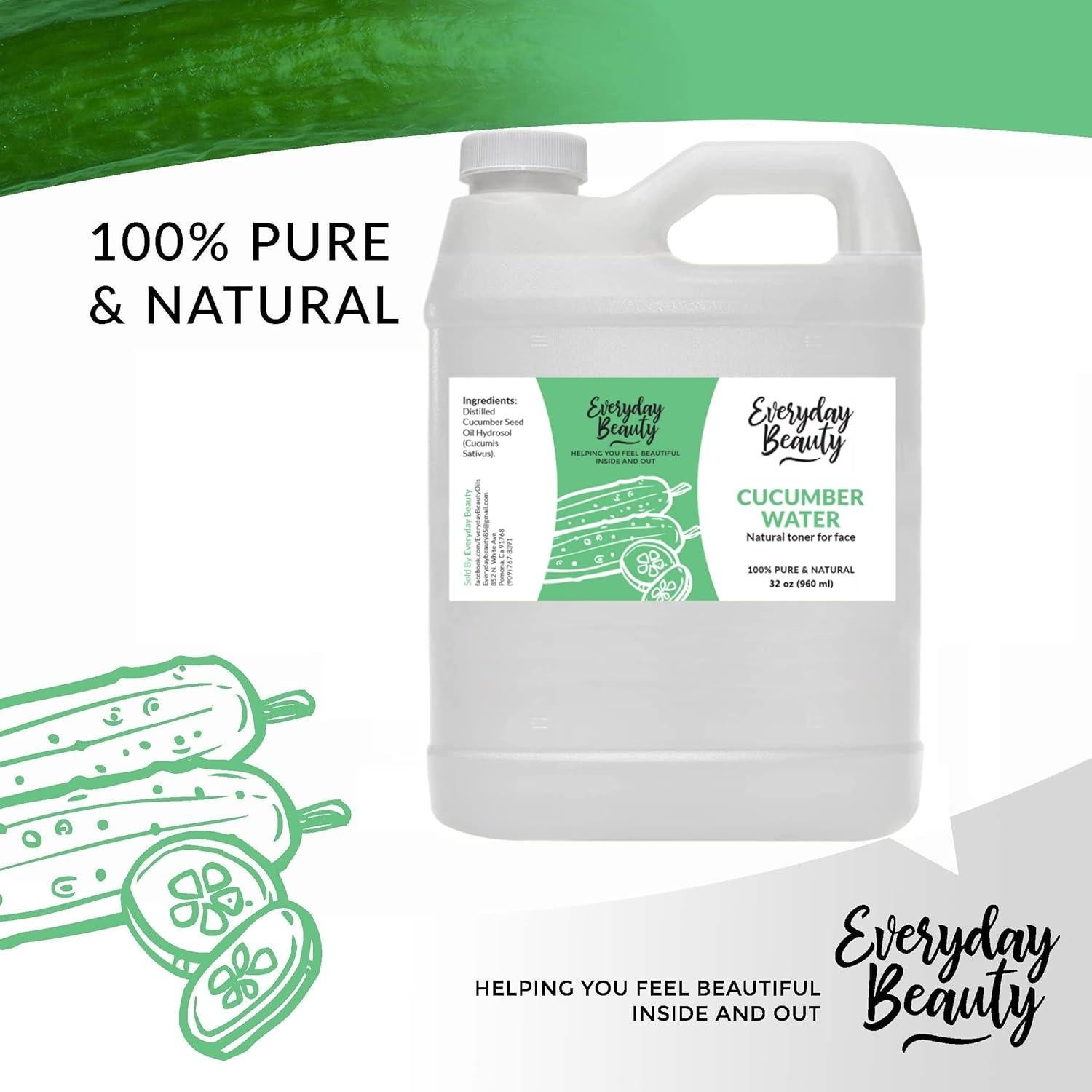 Hidrosol de Pepino Everyday Beauty 946 ml Spray Hidratante